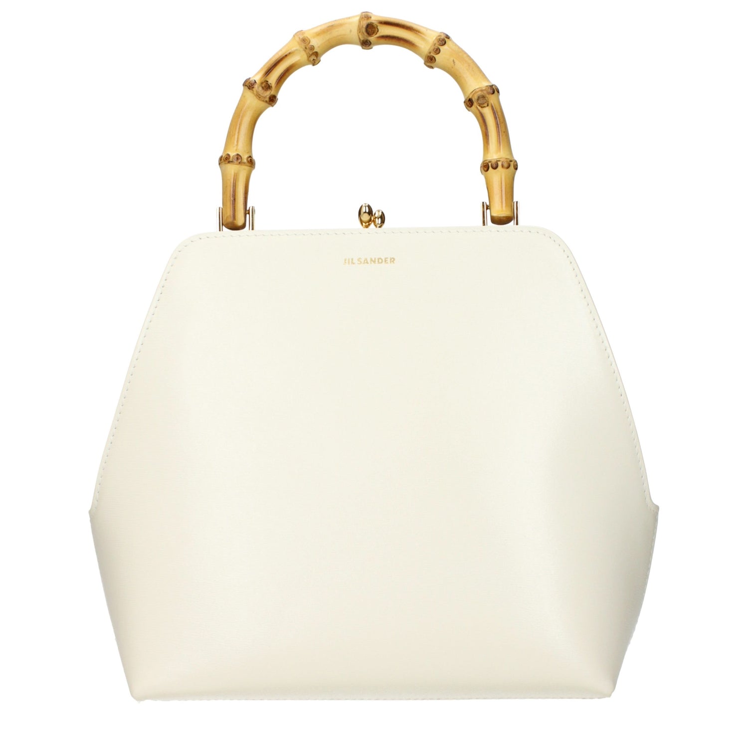 Beige Leather Handbag