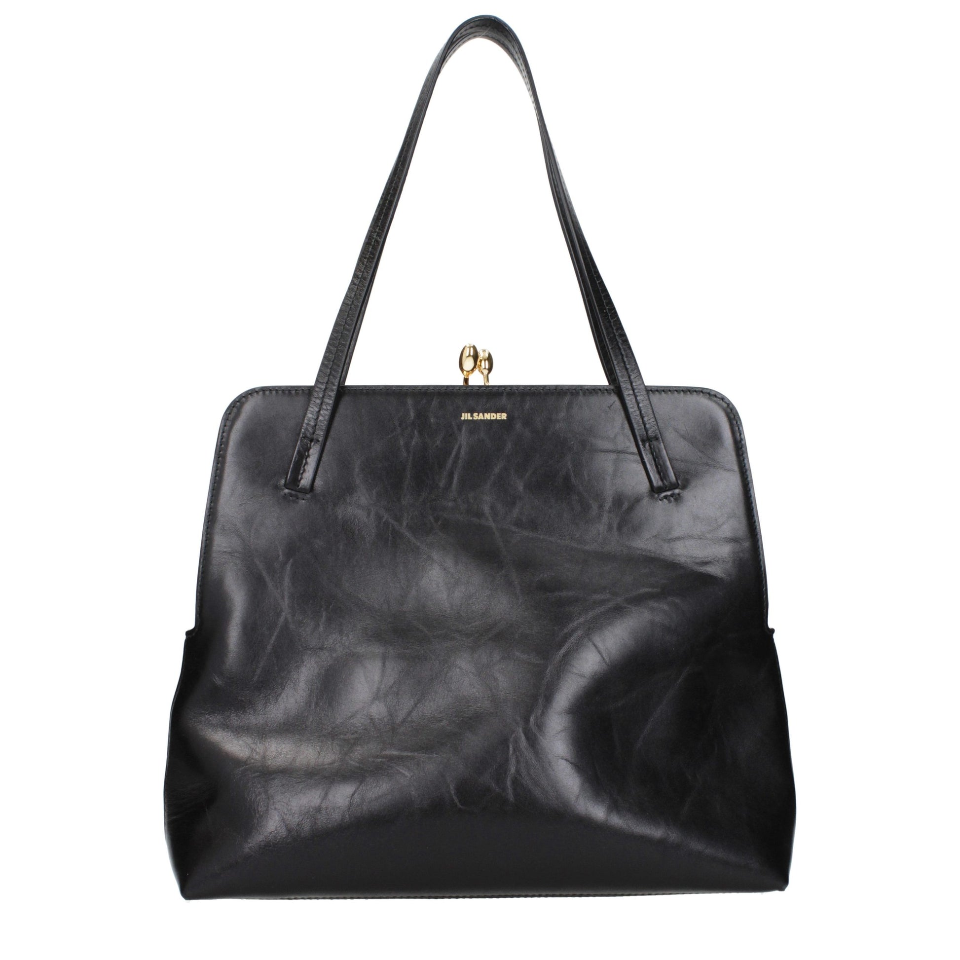 Black Leather Shoulder Bag