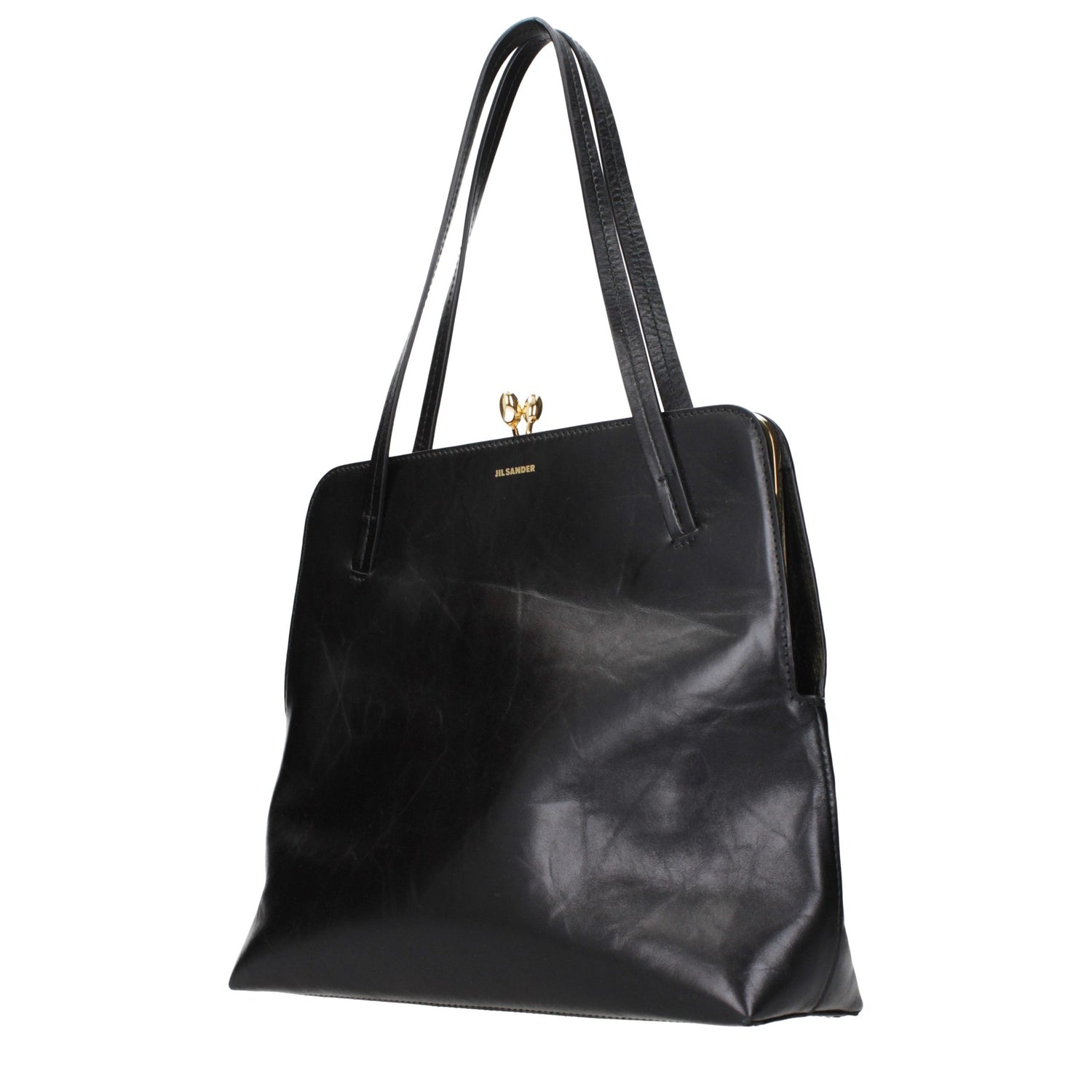 Black Leather Shoulder Bag