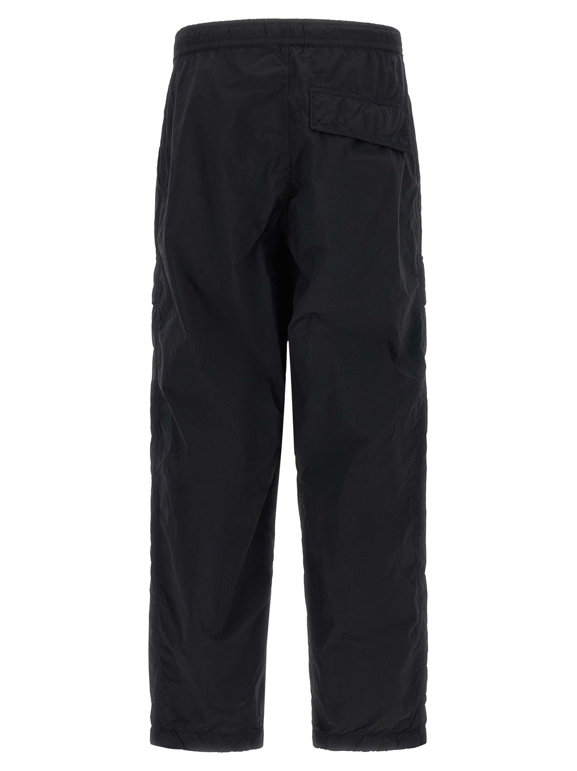 Black Polyamide Cargo Pants