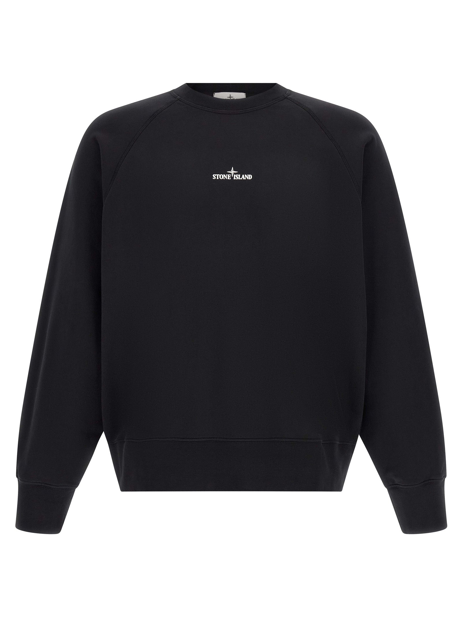 Black Cotton Sweatshirt