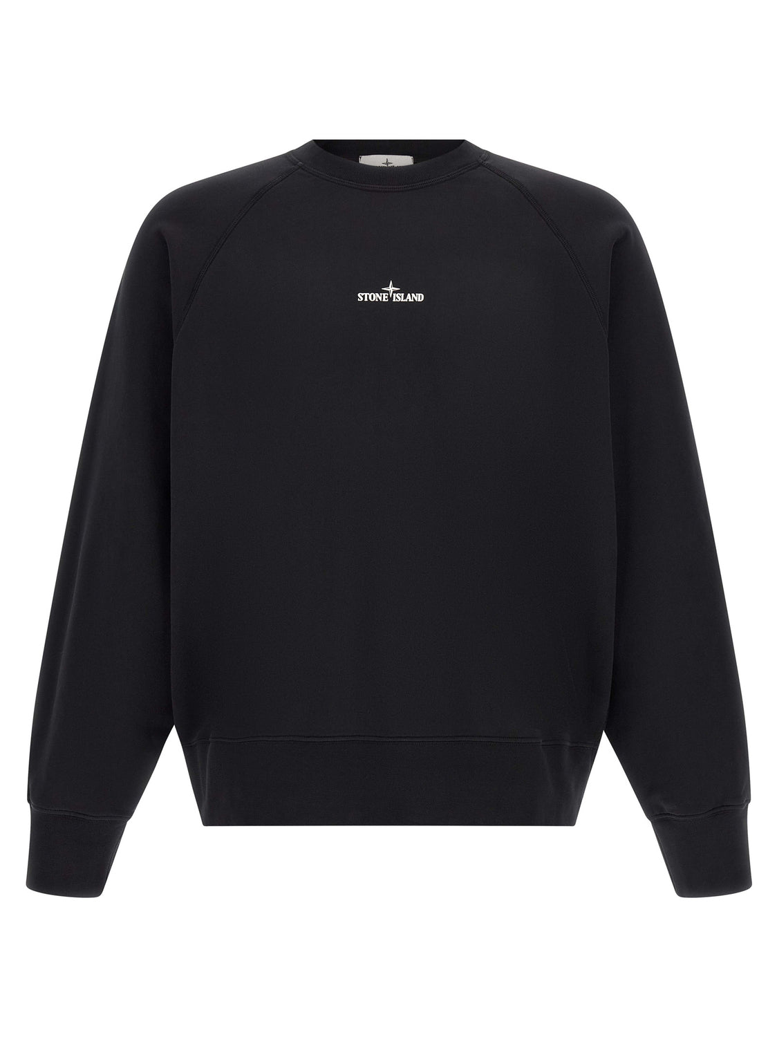 Black Cotton Sweatshirt