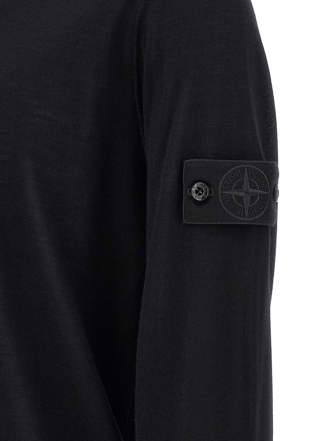 Black Virgin Wool Cardigan