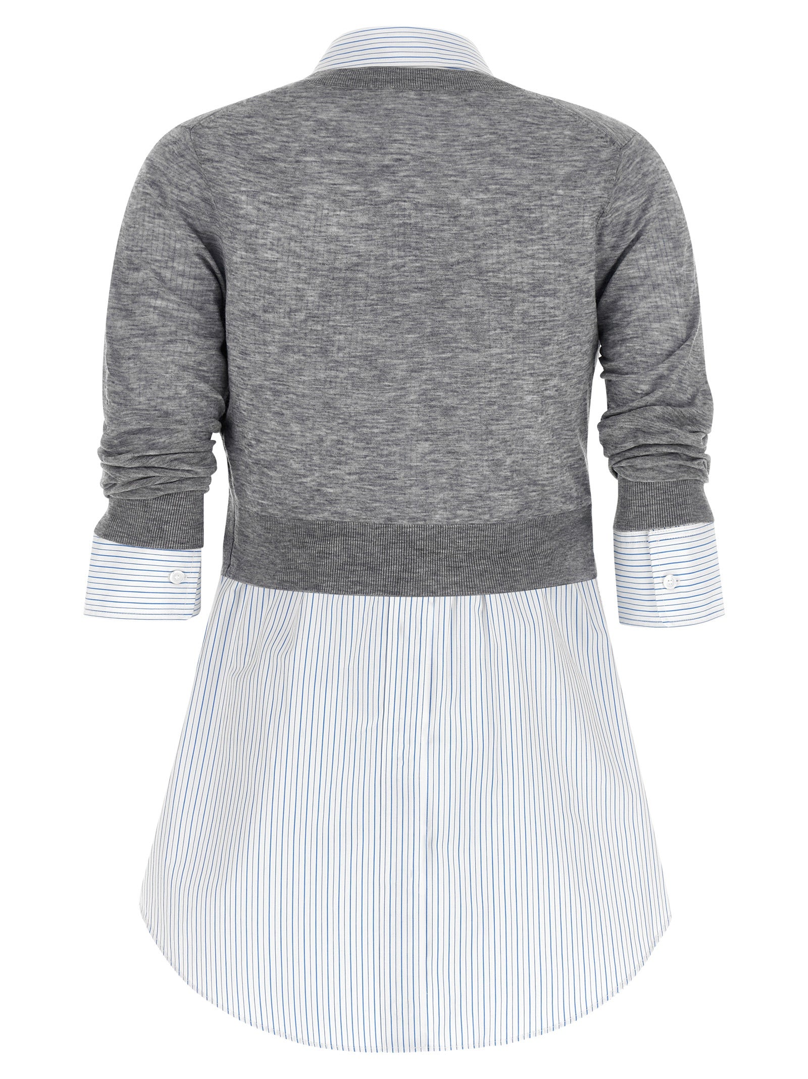 Gray Wool Blouse