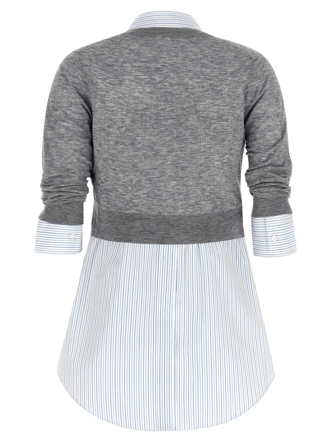 Gray Wool Blouse