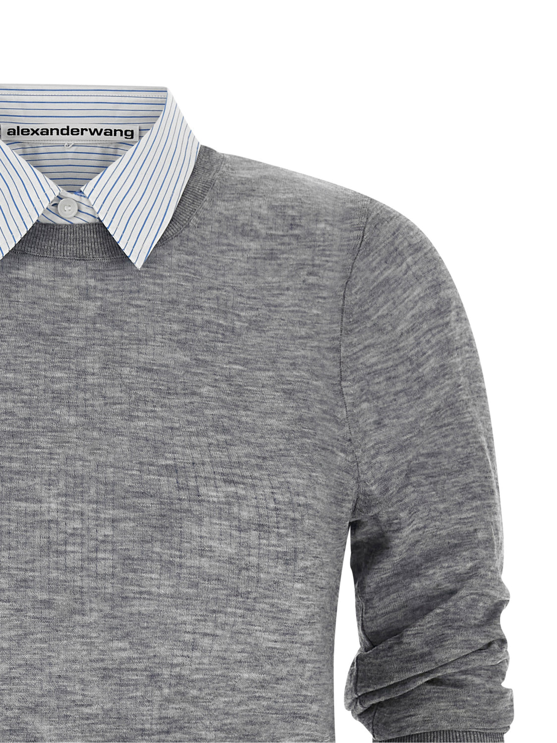 Gray Wool Blouse