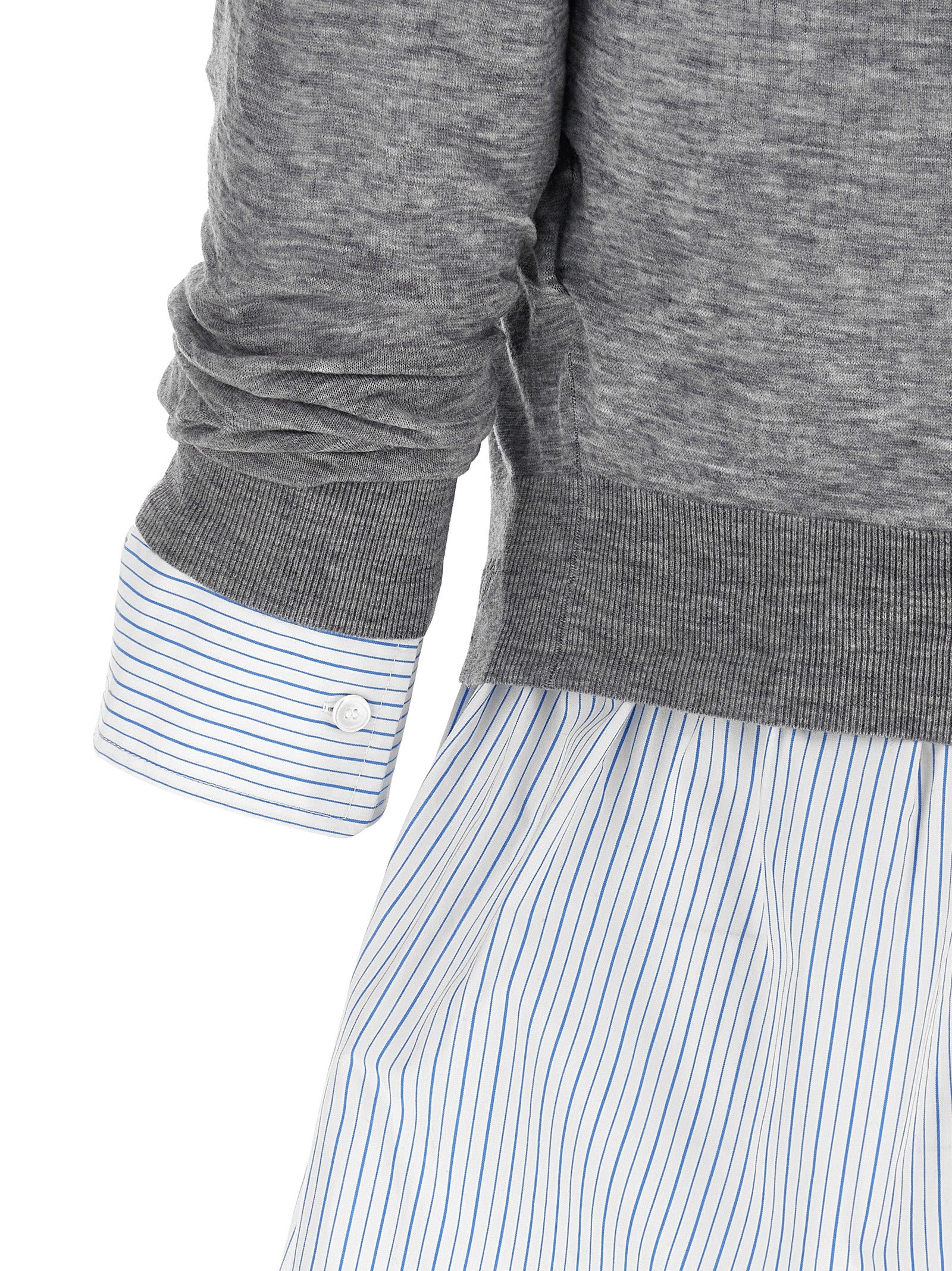 Gray Wool Blouse