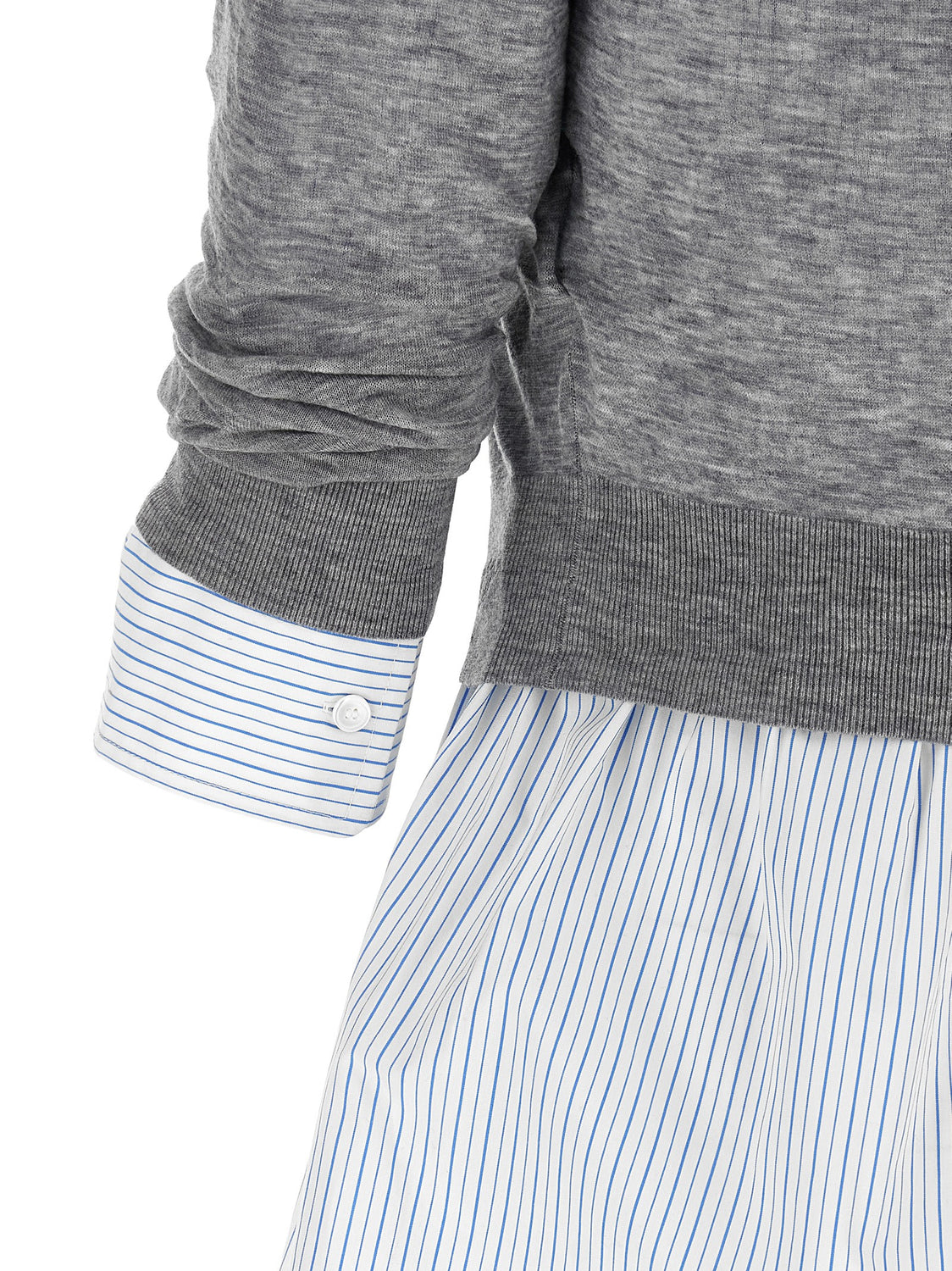 Gray Wool Blouse