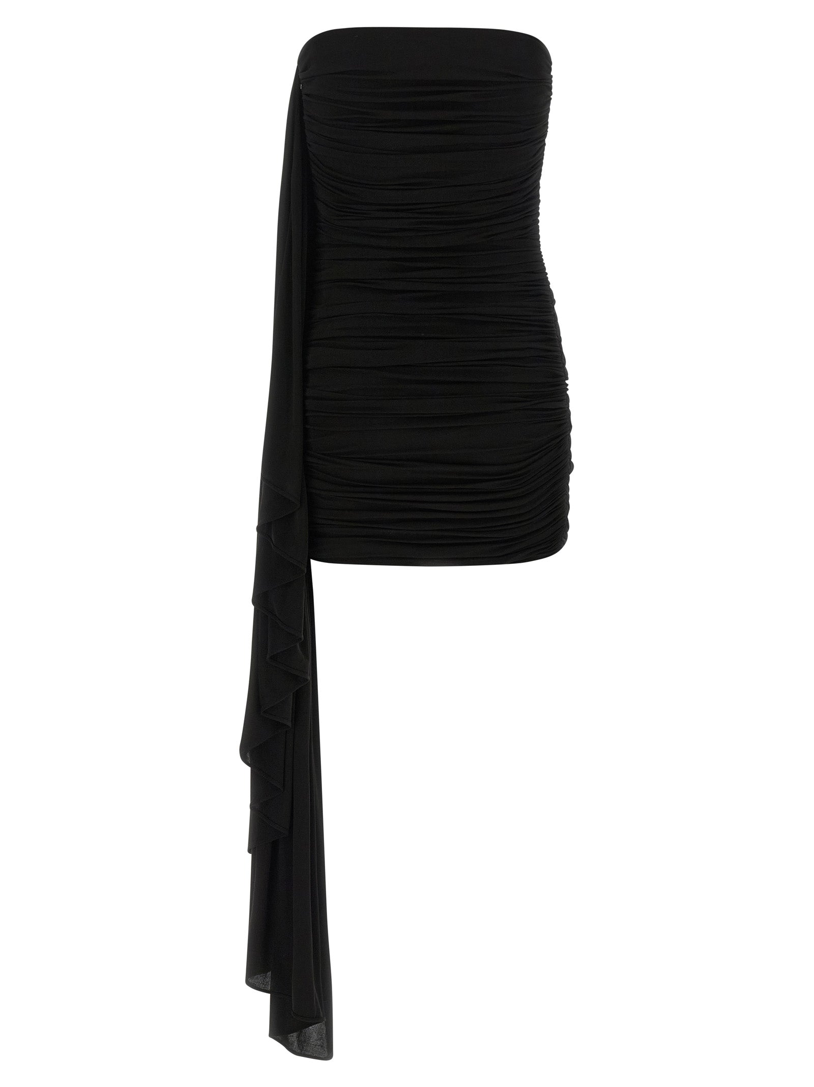 Black Copper Short Dress