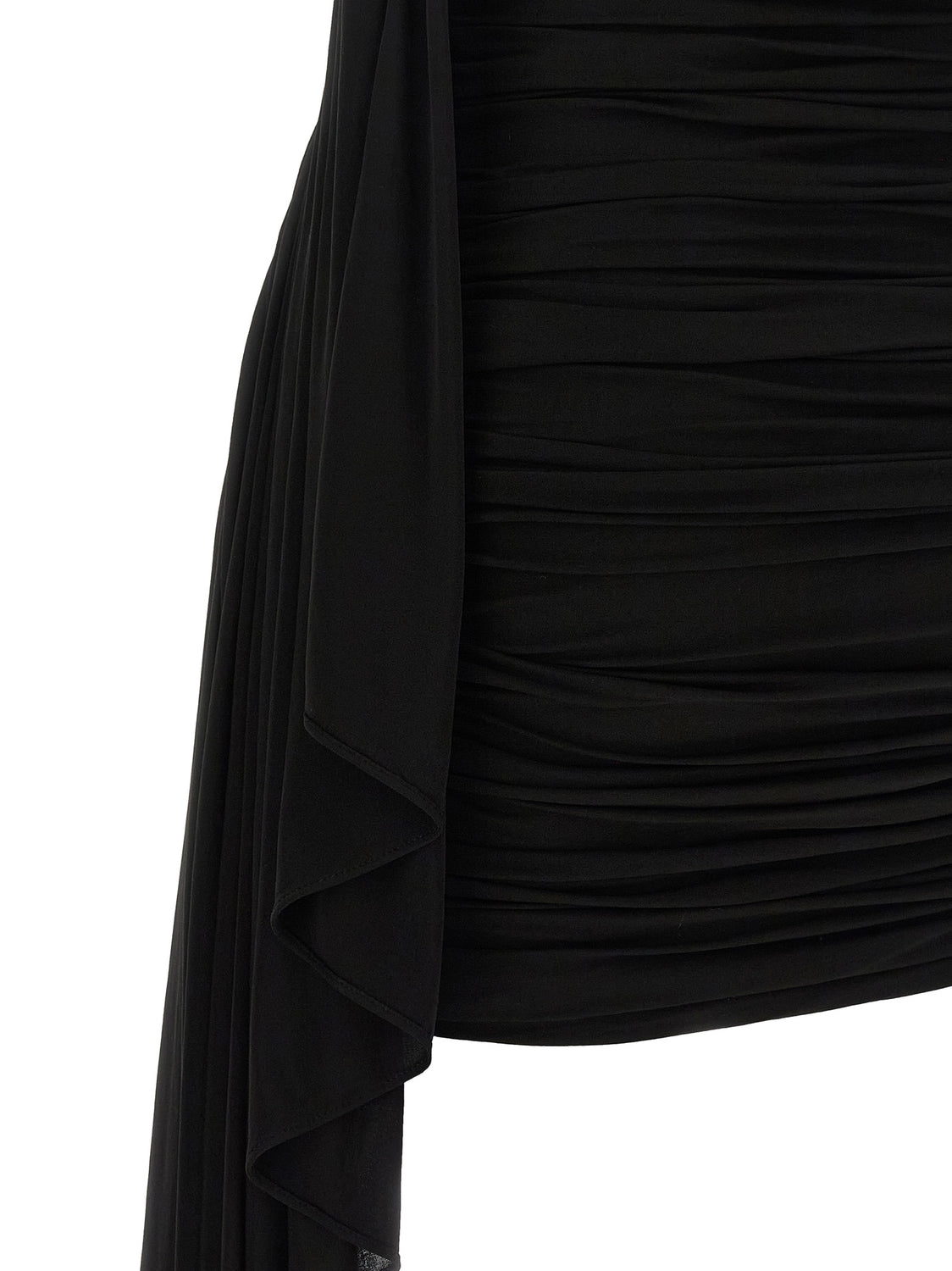 Black Copper Short Dress