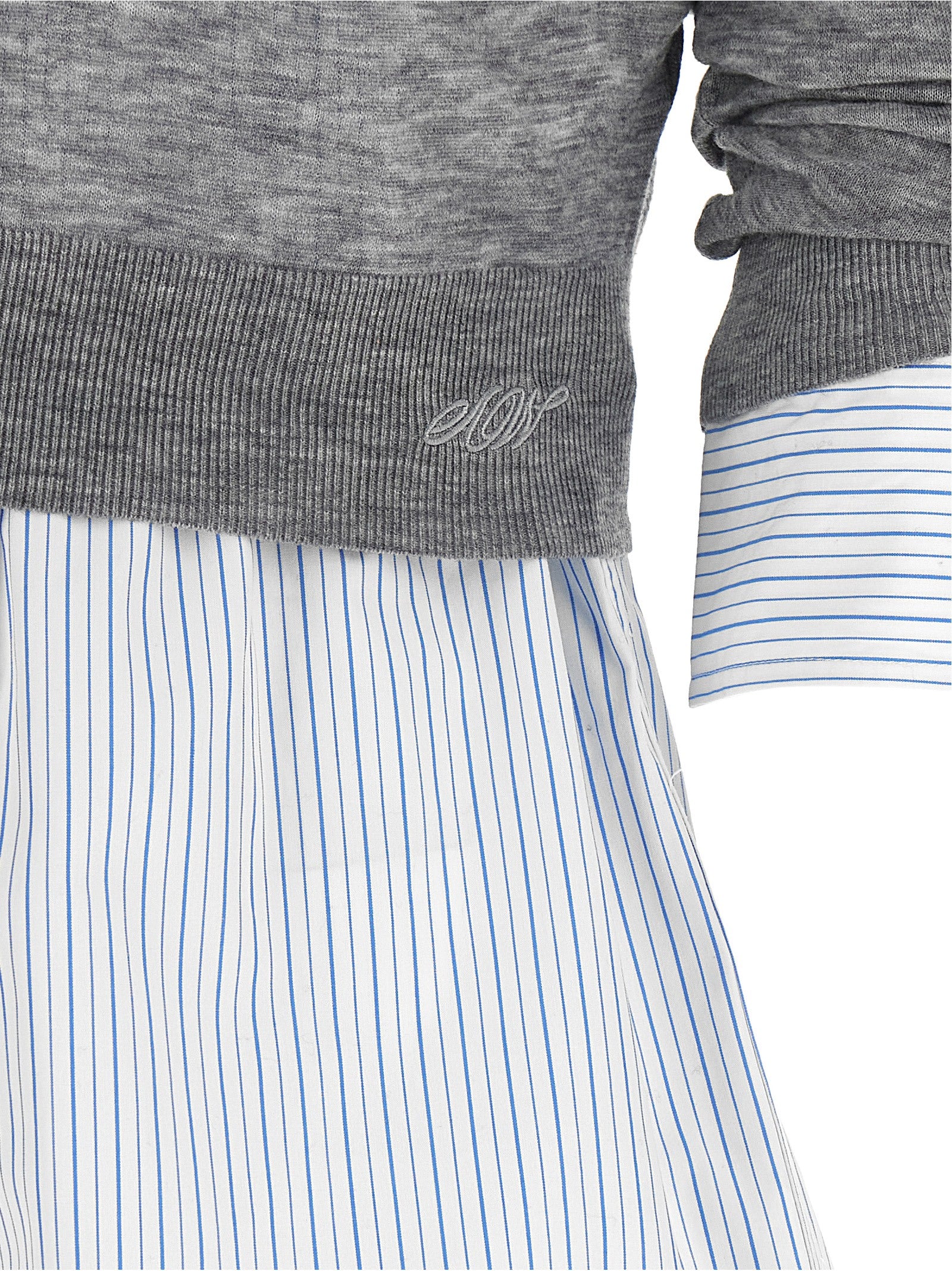 Gray Wool Blouse