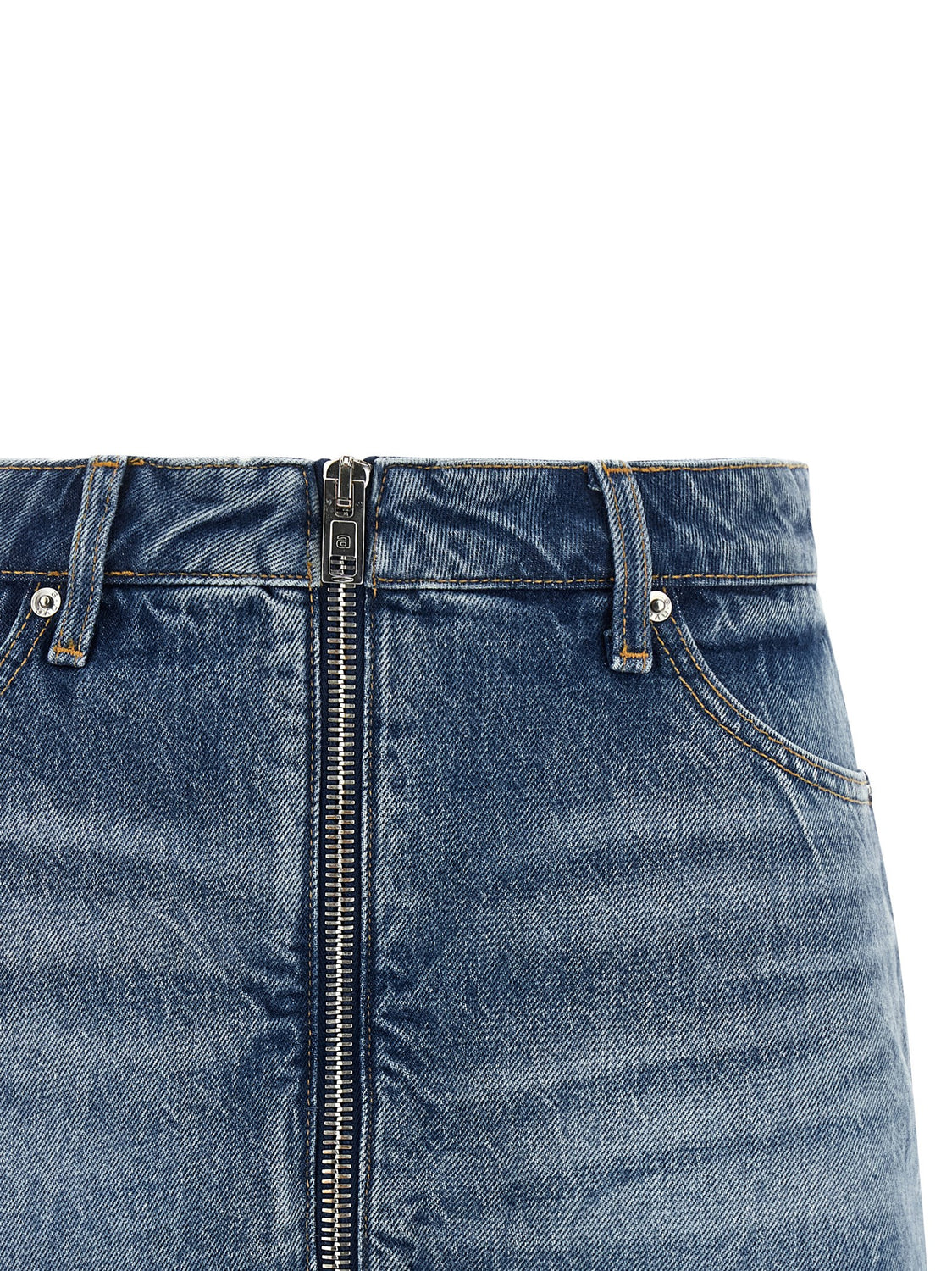 Blue Cotton Bermuda Shorts