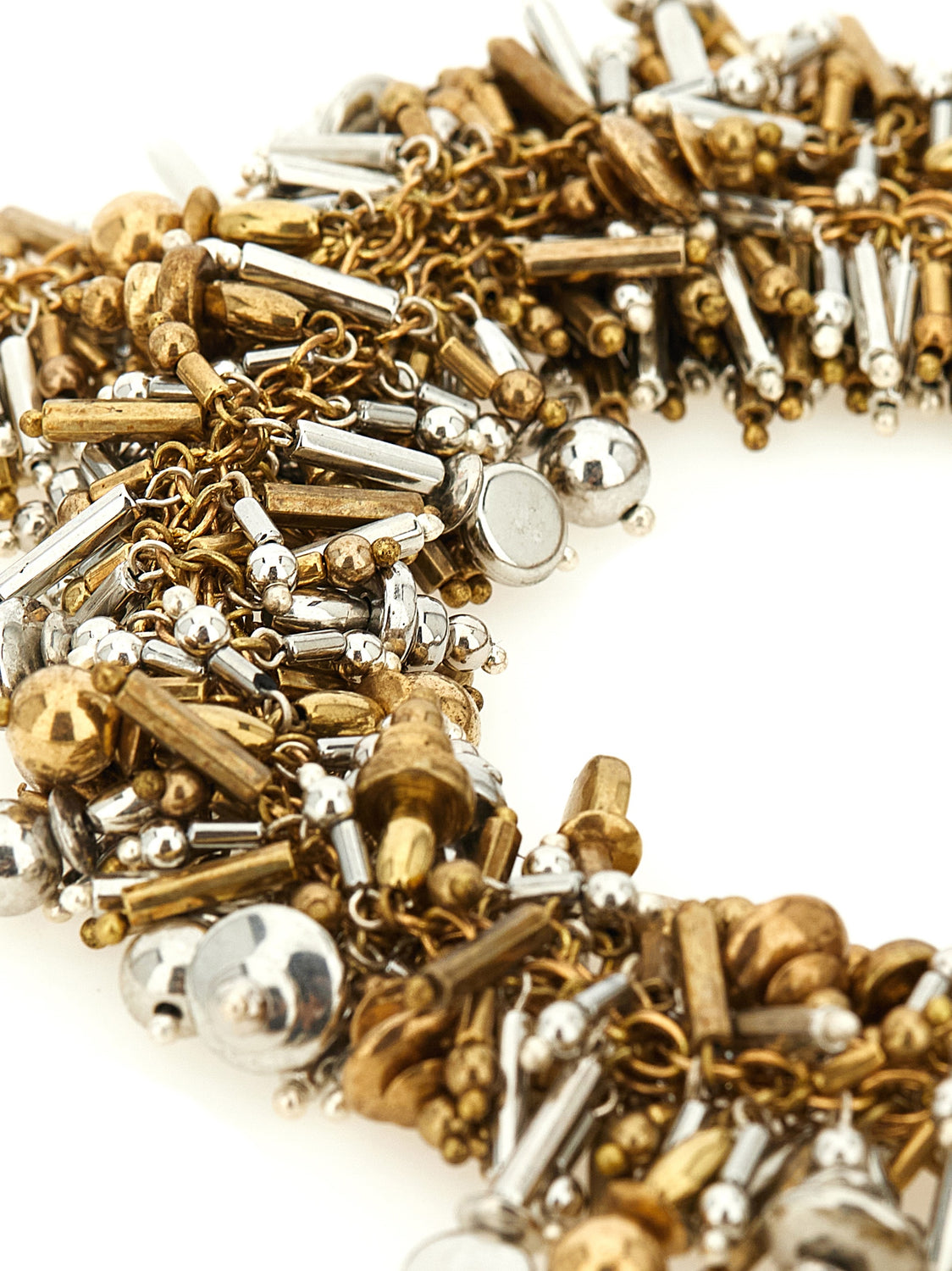 Gold Marabou Necklace