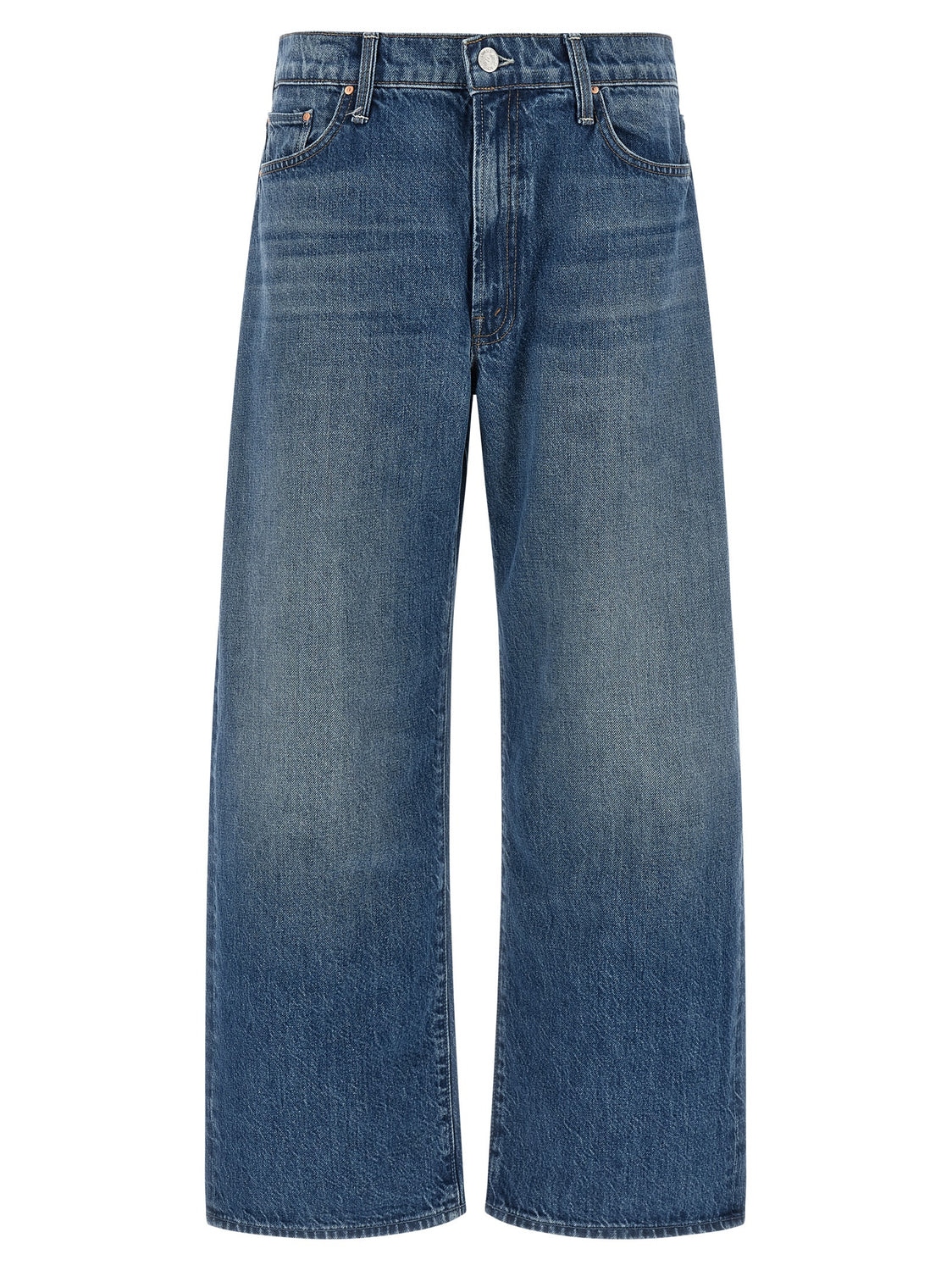 Blue Cotton Relaxed Fit Jeans