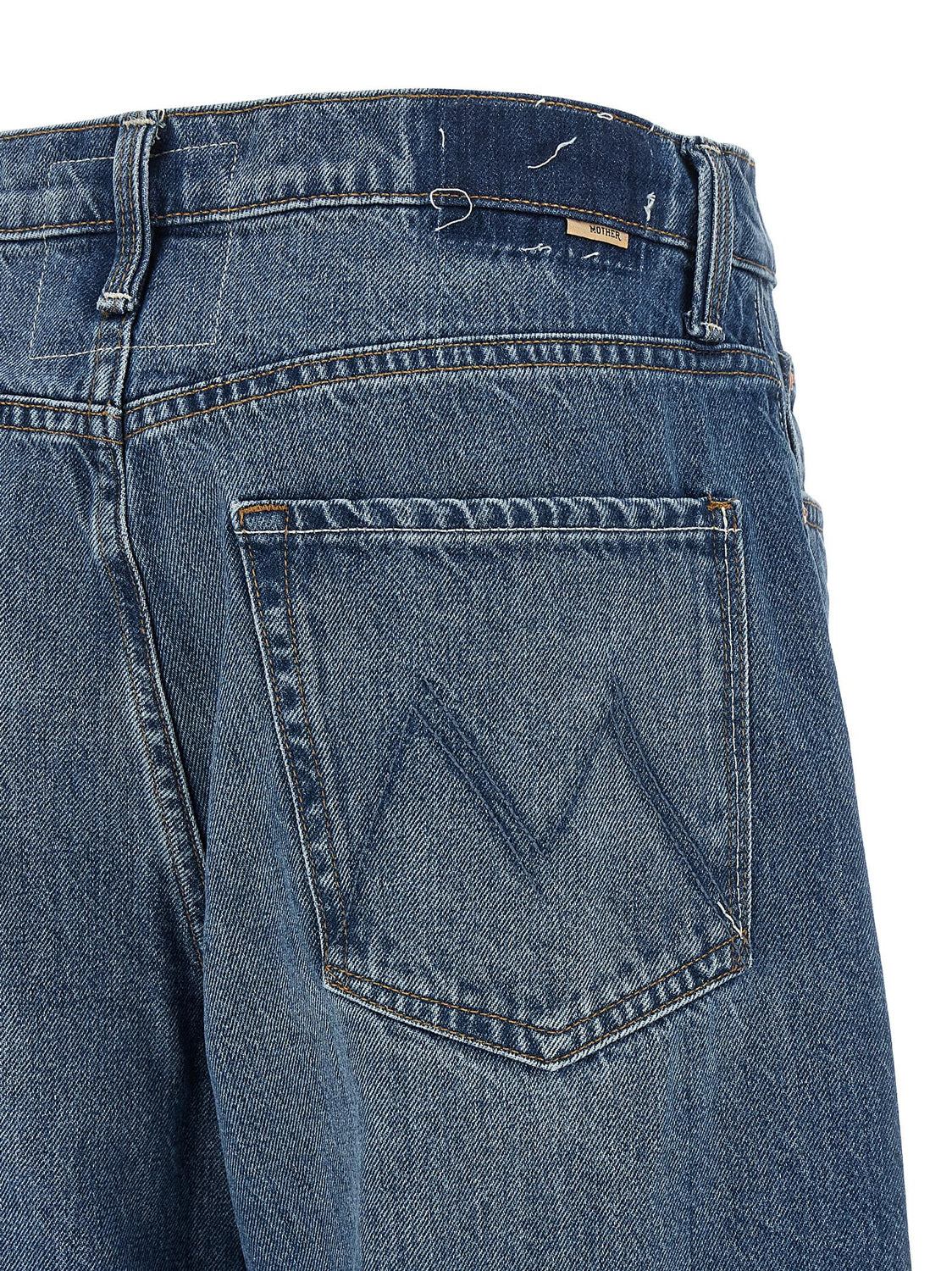 Blue Cotton Relaxed Fit Jeans