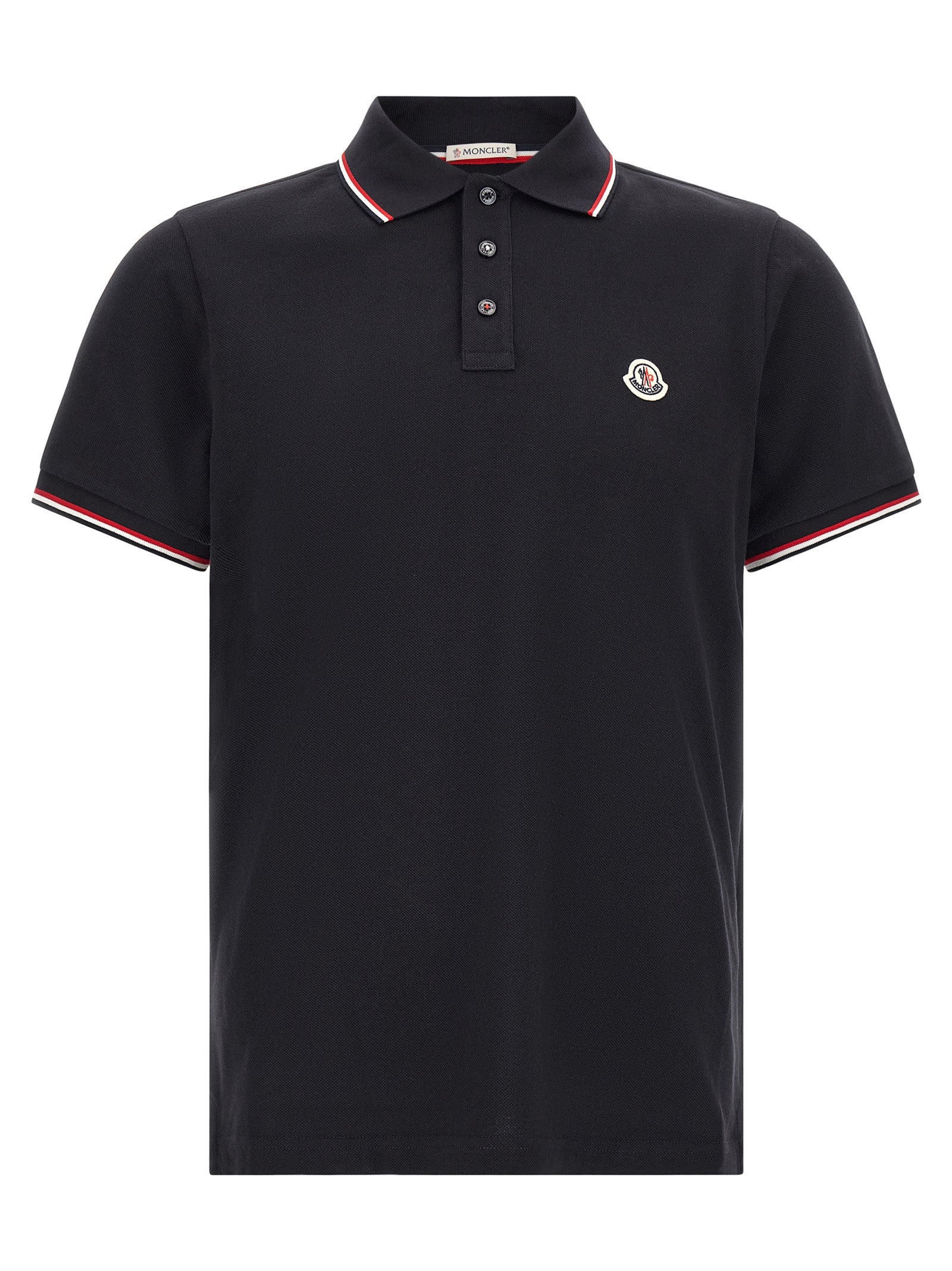 Blue Cotton Polo Shirt