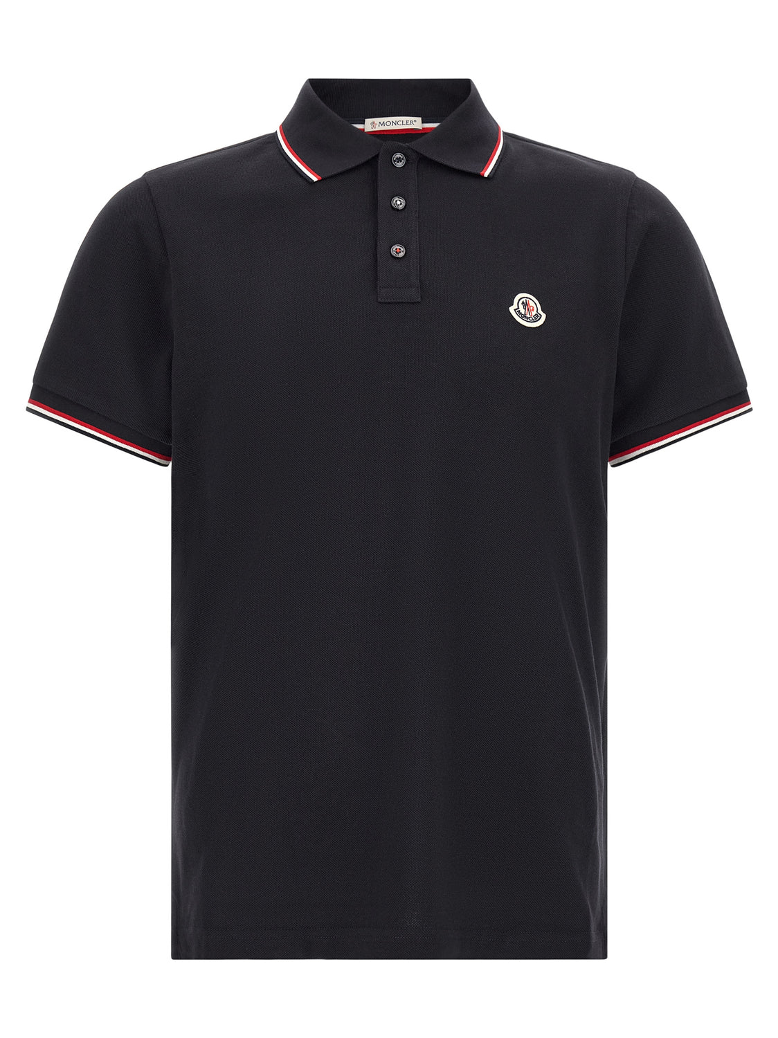 Blue Cotton Polo Shirt