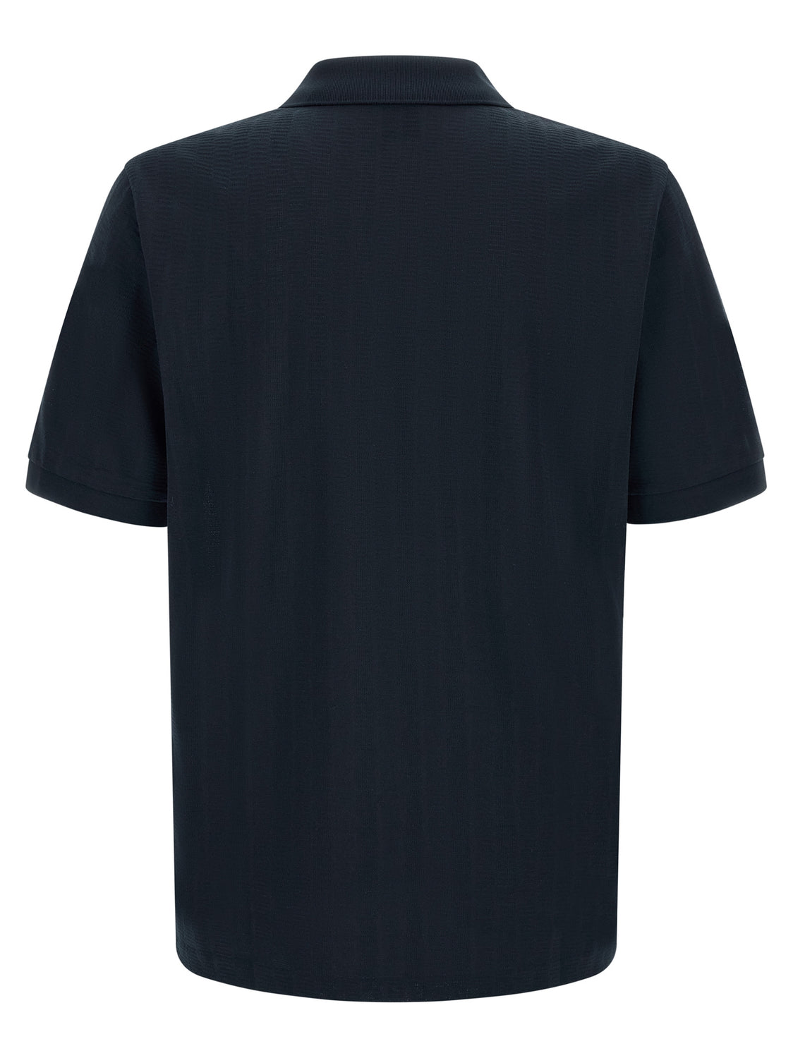 Blue Cotton Polo Shirt