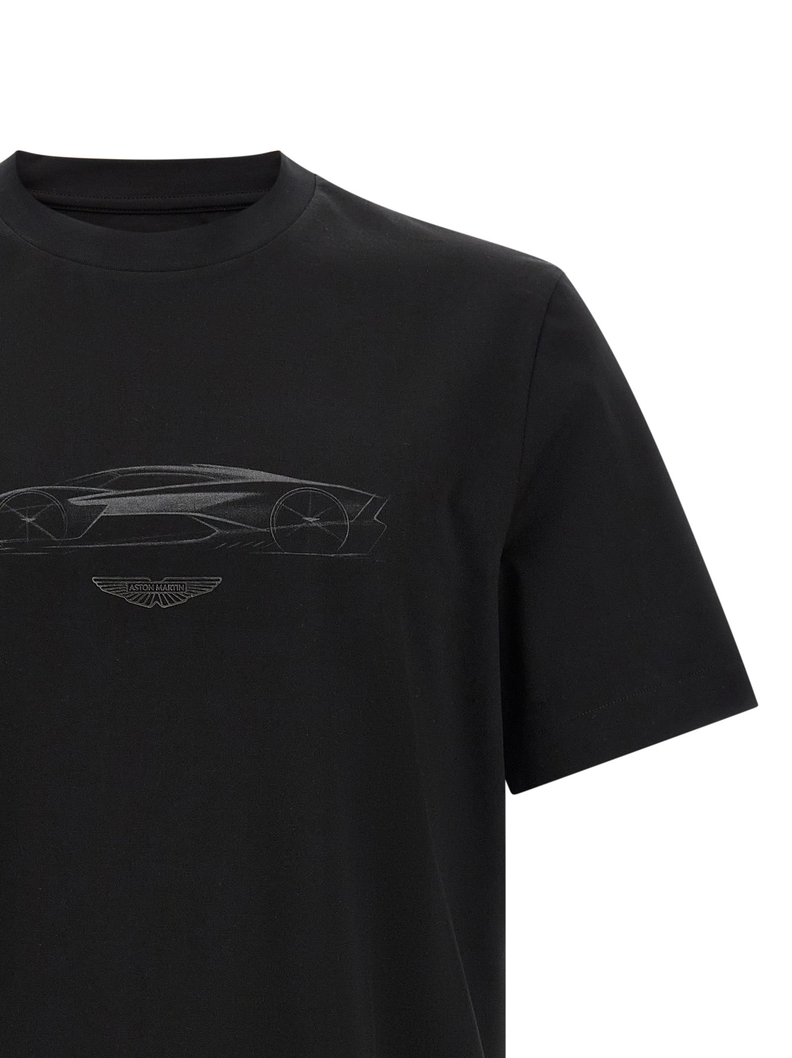 Black Cotton T-Shirt