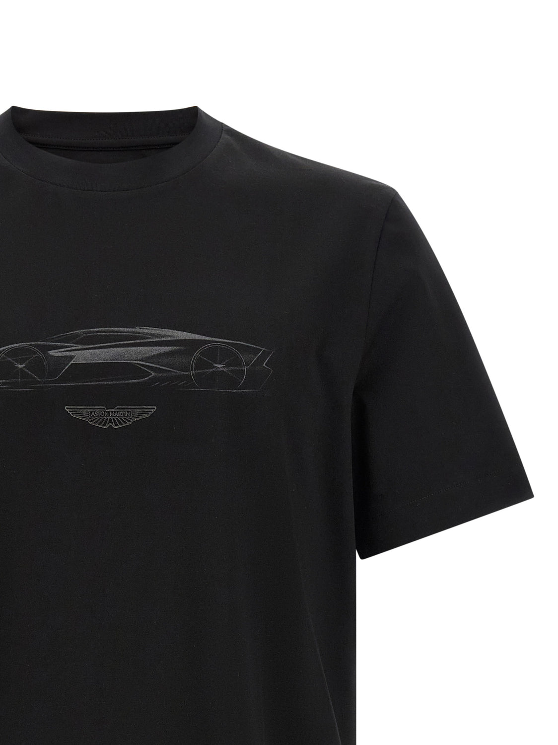 Black Cotton T-Shirt