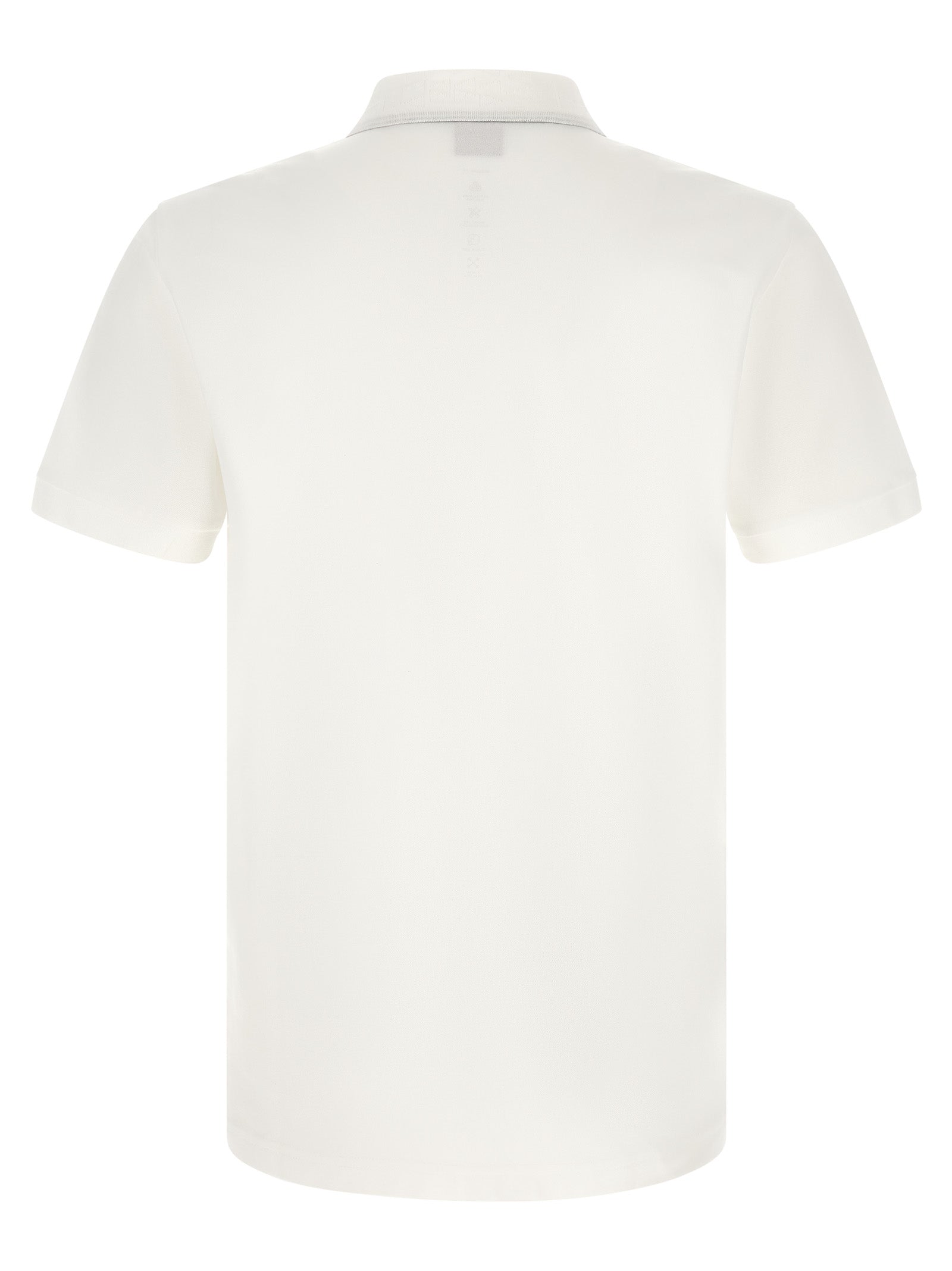 White Cotton Polo Shirt