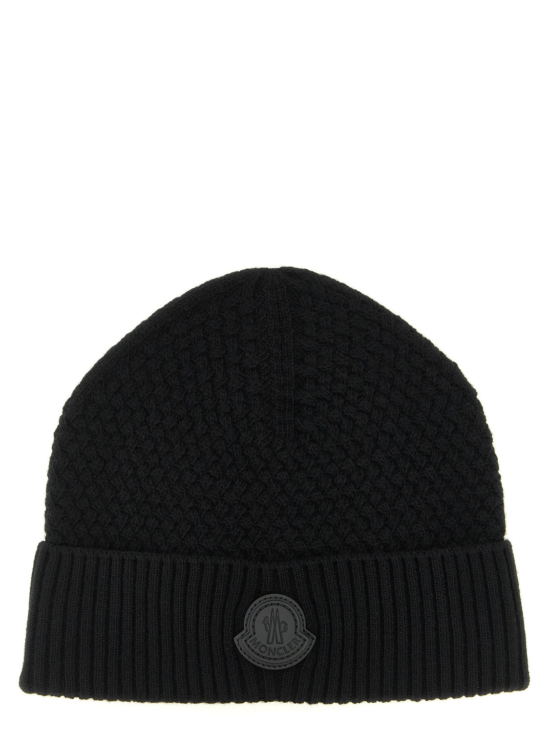 Black Leather Beanie