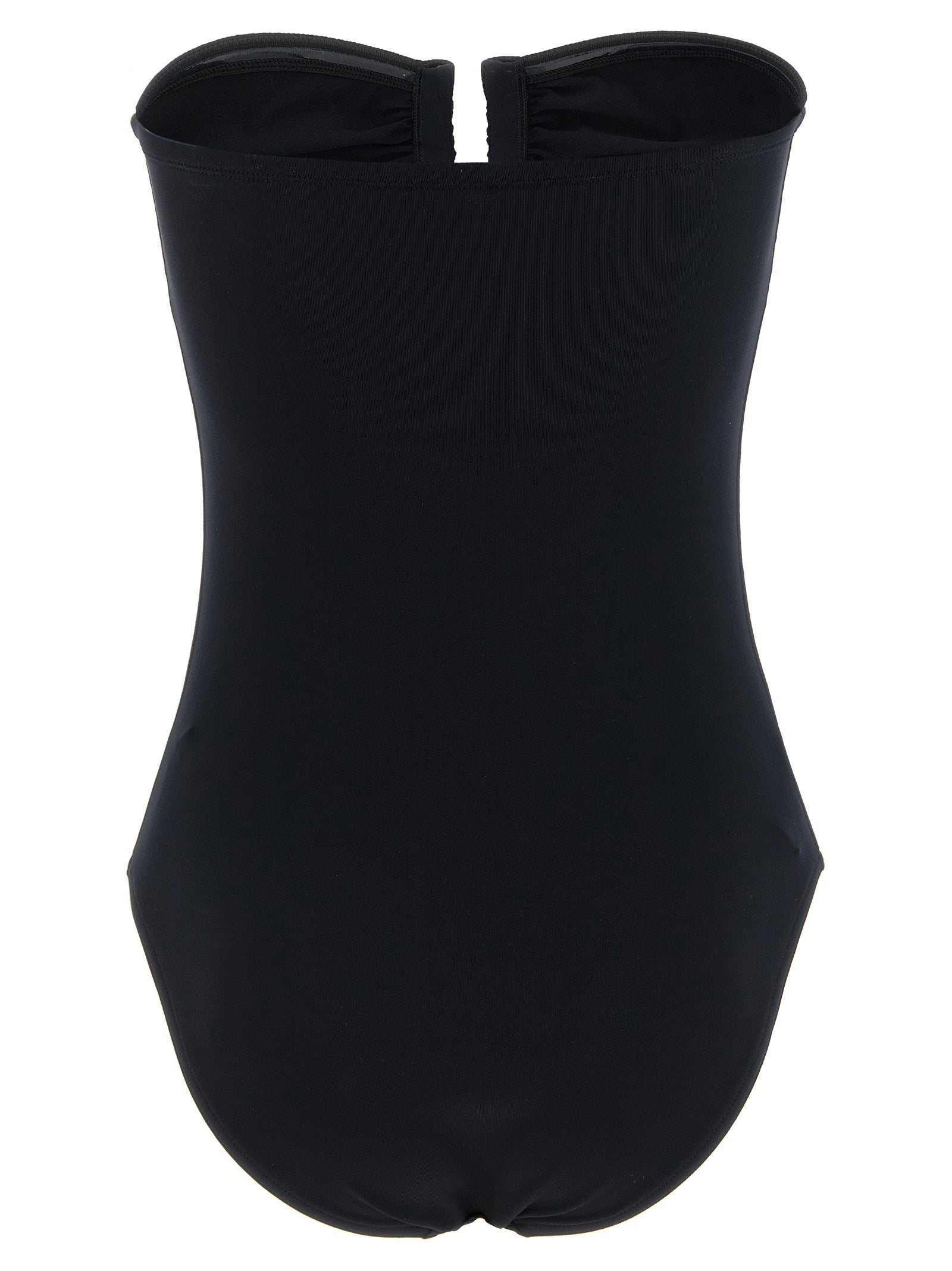 Black Polyamide One-Piece Swimsuit