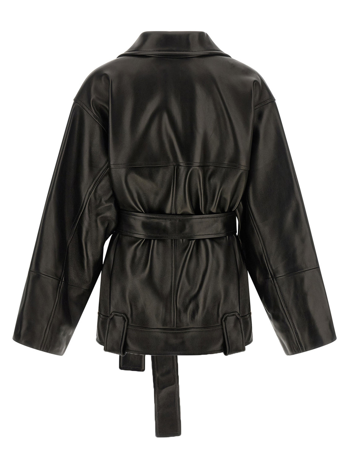 Black Lamb Leather Leather Jacket