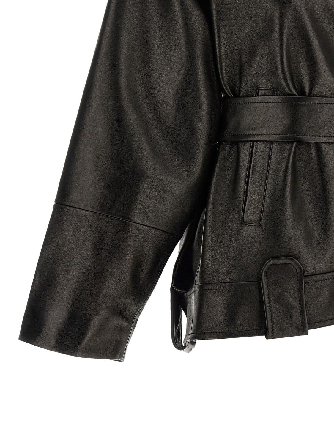 Black Lamb Leather Leather Jacket
