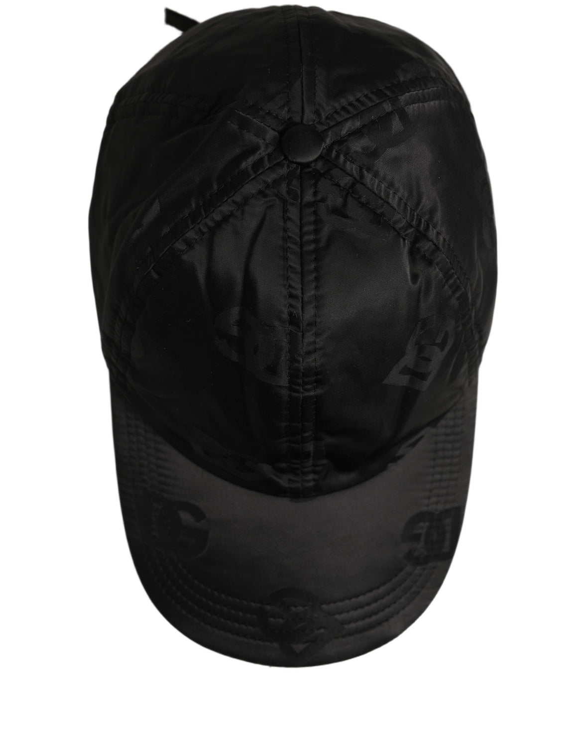 Men Black DG Monogram Baseball Capello Hat