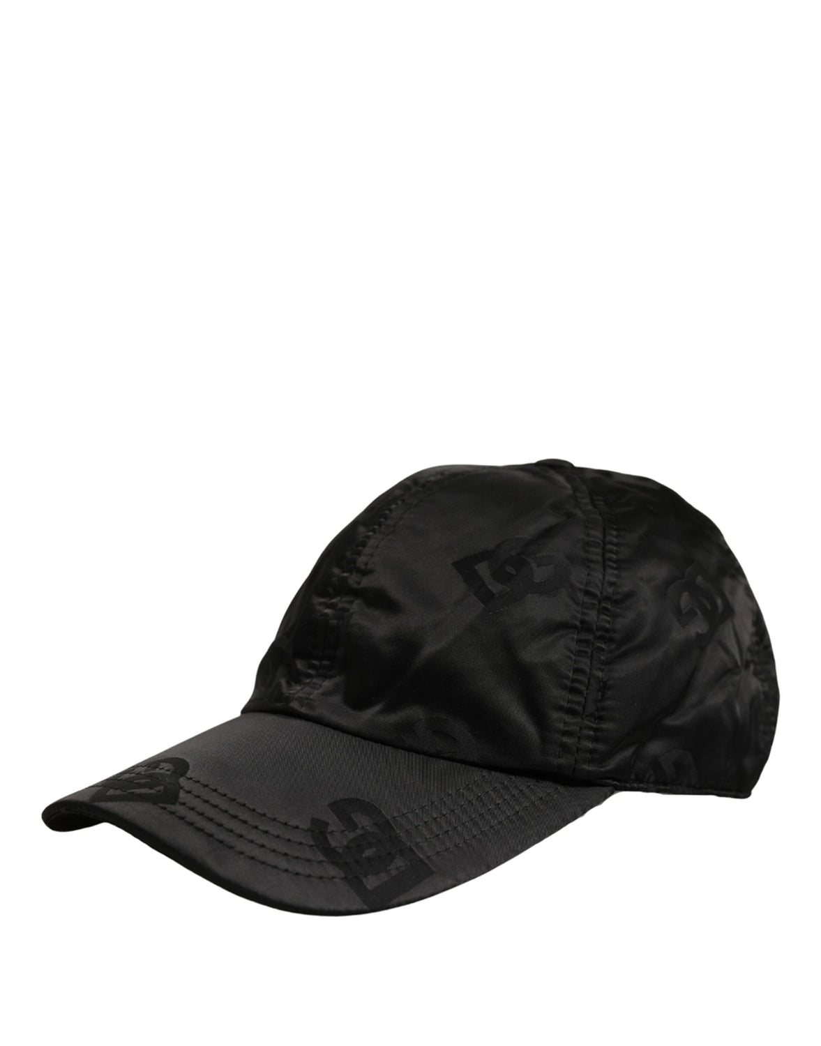 Men Black DG Monogram Baseball Capello Hat