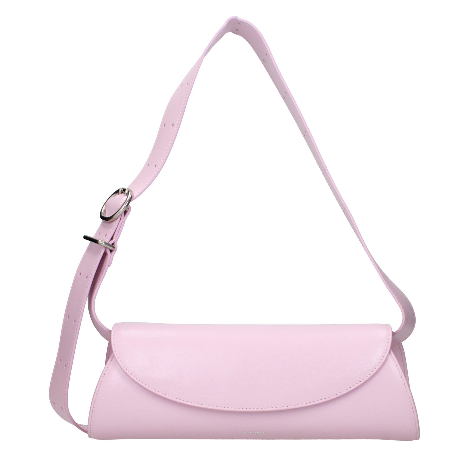 Pink Leather Crossbody Bag