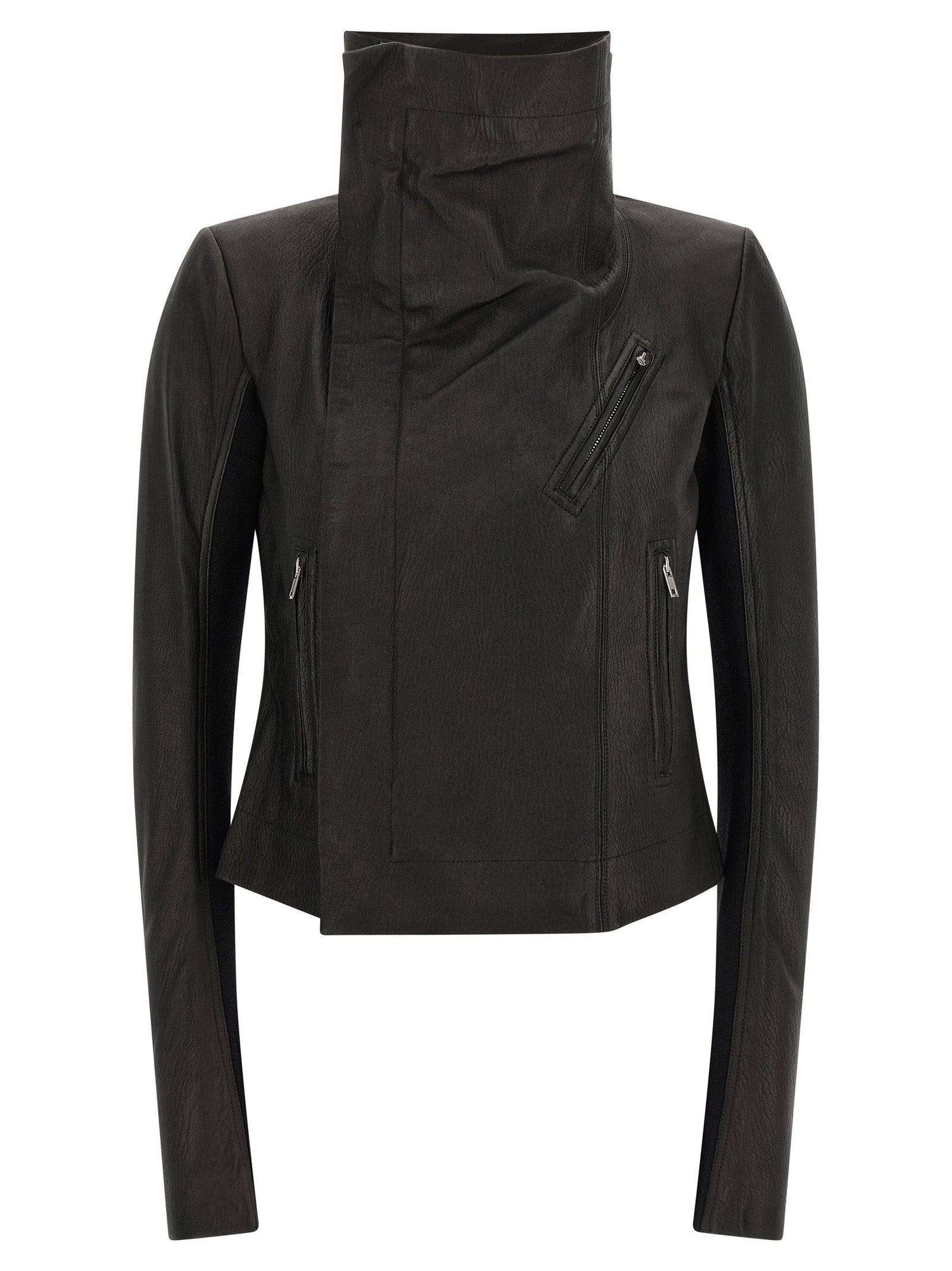 Black Lamb Leather Leather Jacket