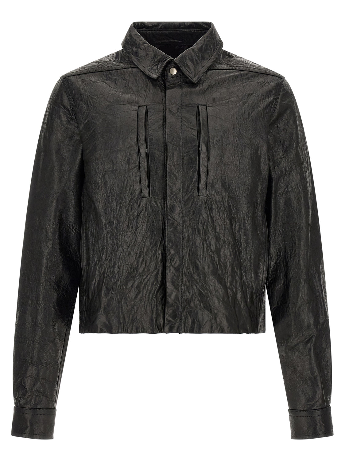 Black Lamb Leather Leather Jacket