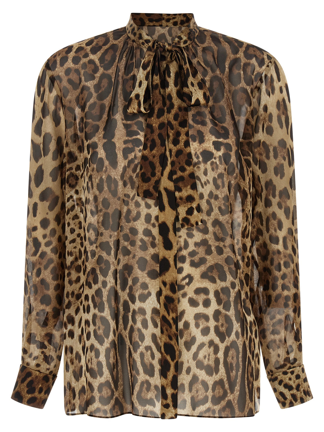Brown Silk Blouse