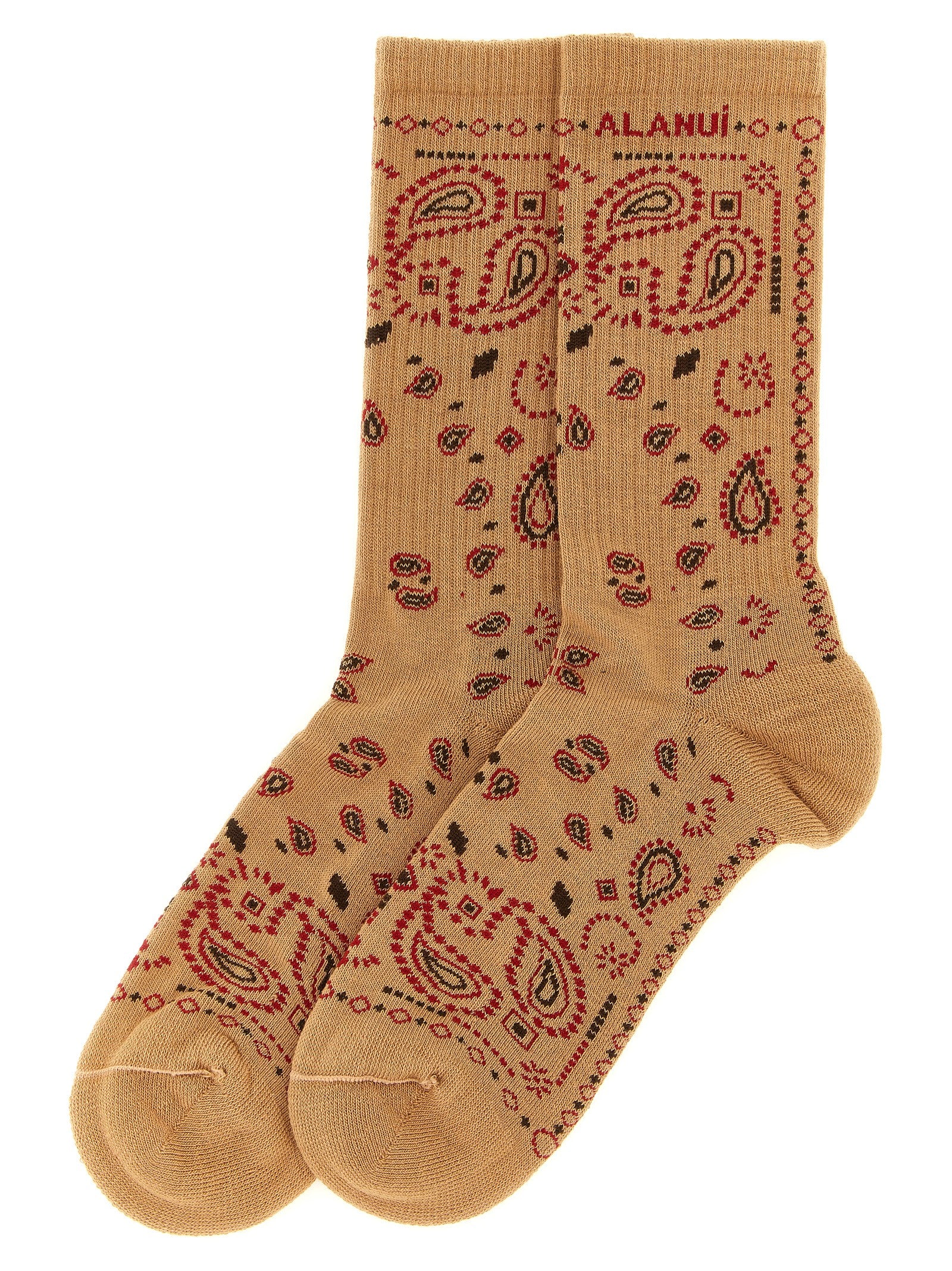 Beige Cotton Socks