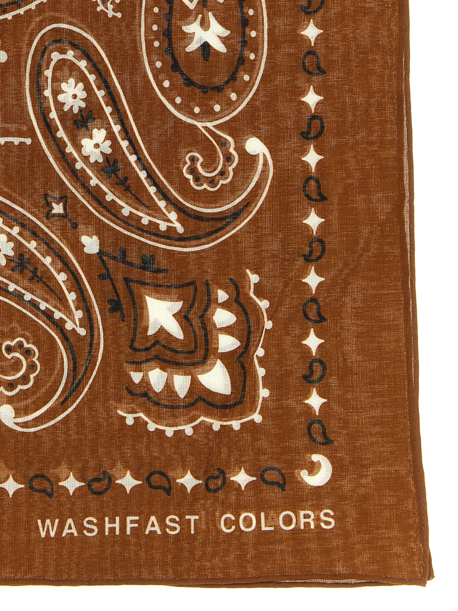 Brown Cotton Foulard