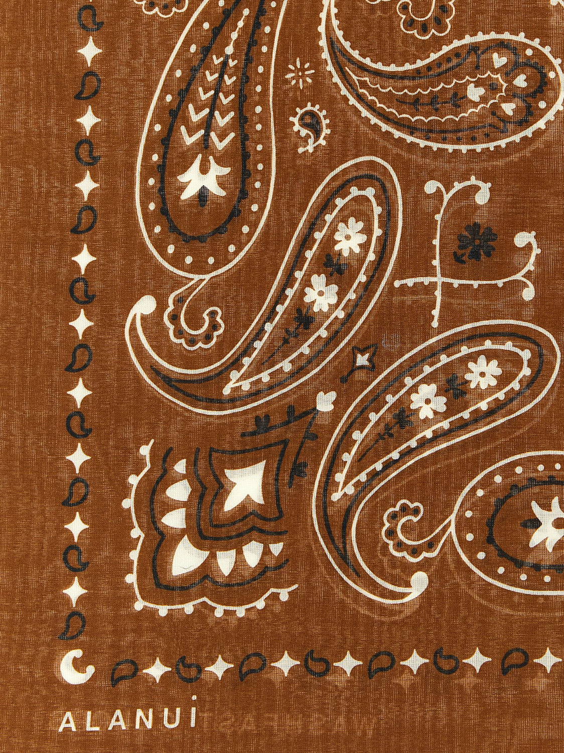 Brown Cotton Foulard