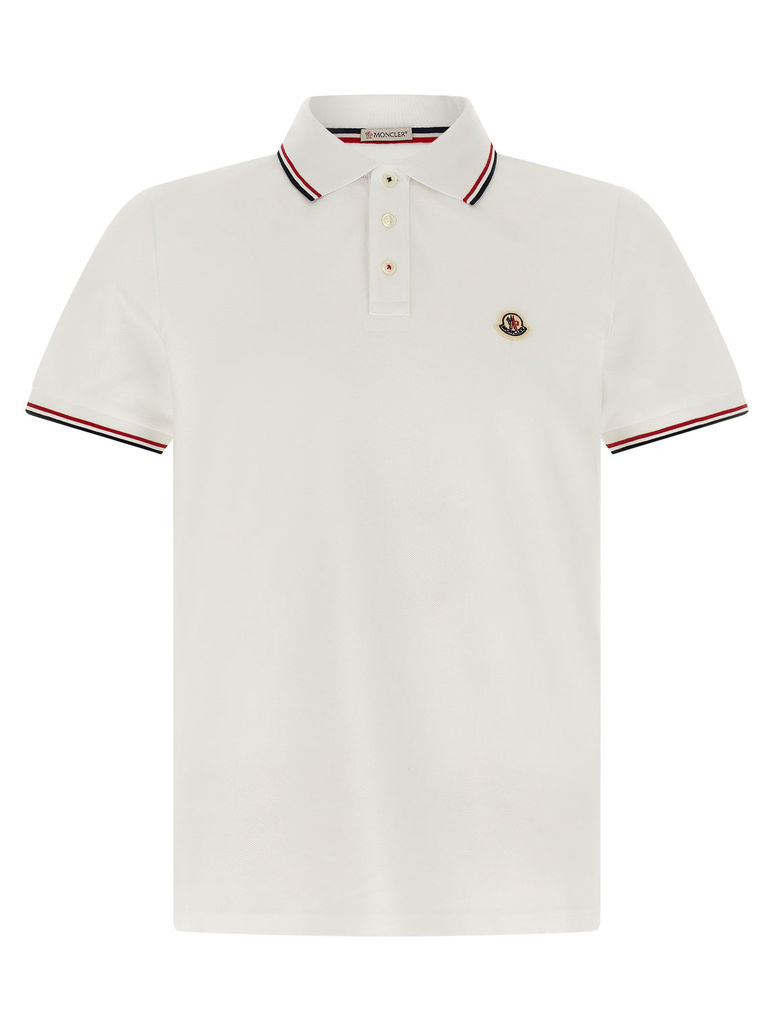 White Cotton Polo Shirt