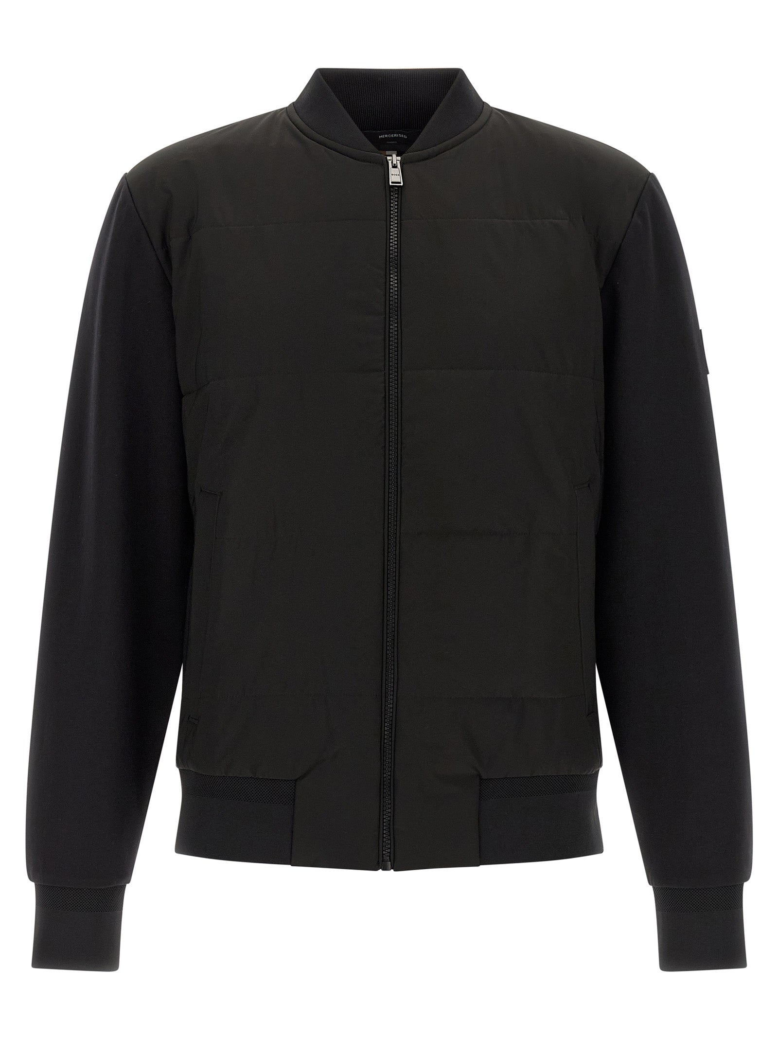 Black Cotton Sweatshirt