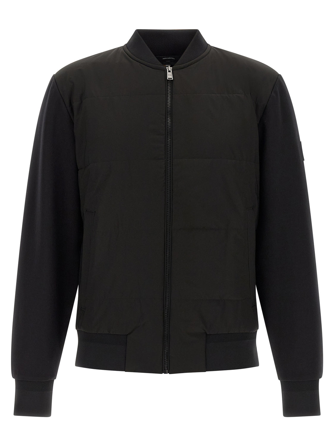 Black Cotton Sweatshirt