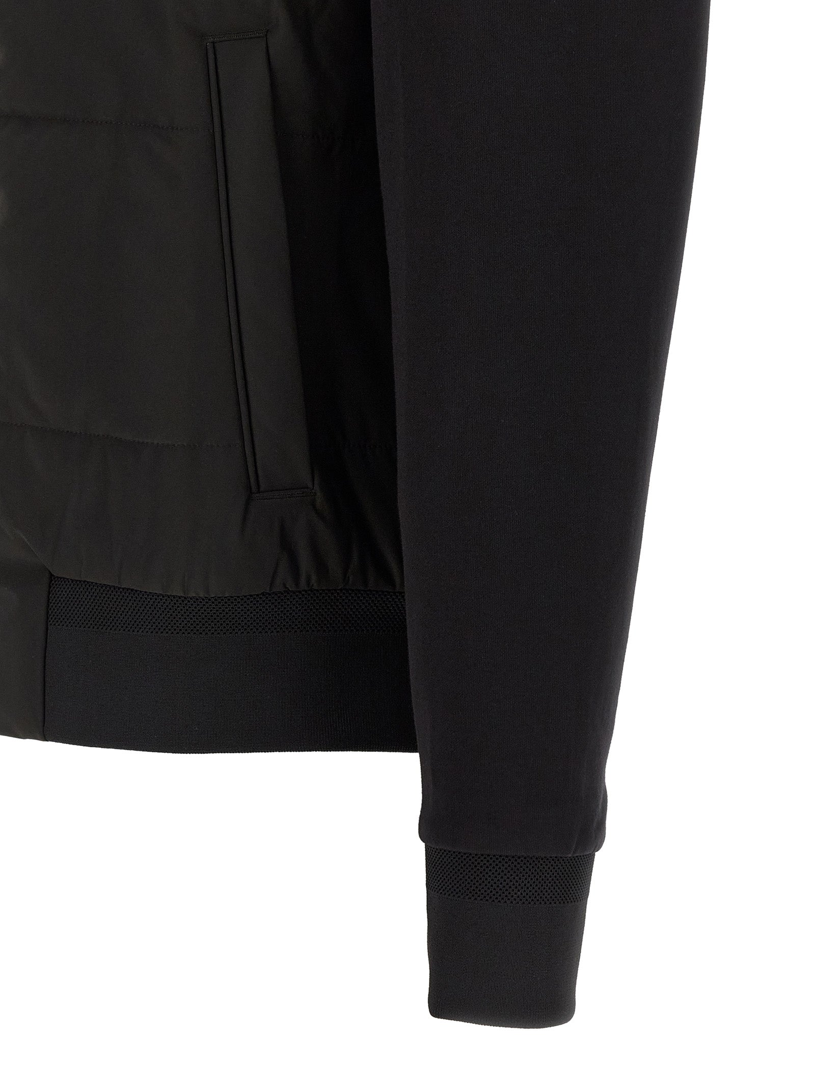 Black Cotton Sweatshirt