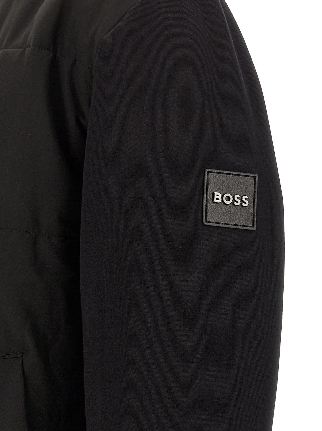 Black Cotton Sweatshirt