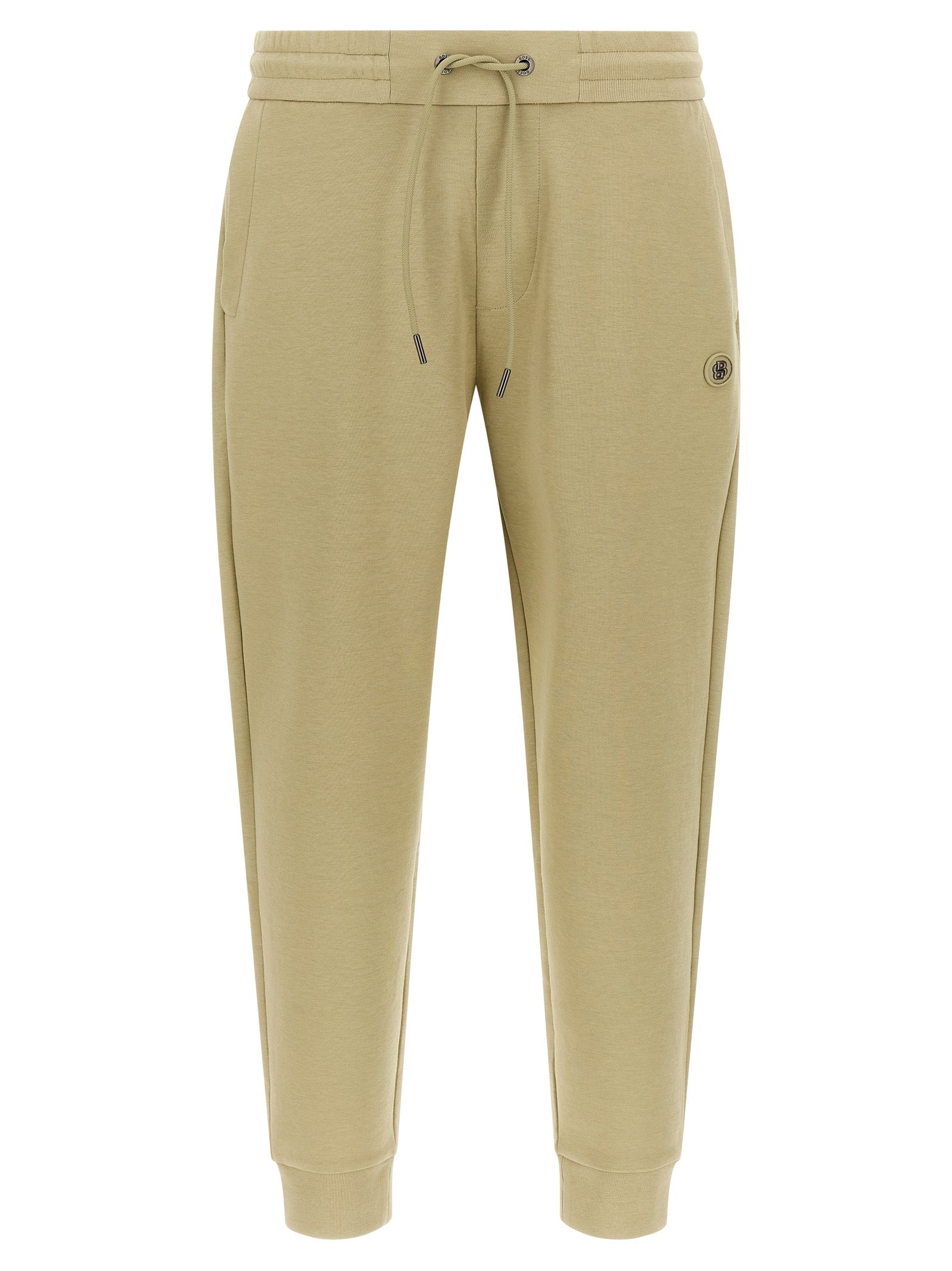Beige Cotton Joggers (Workout Pants)