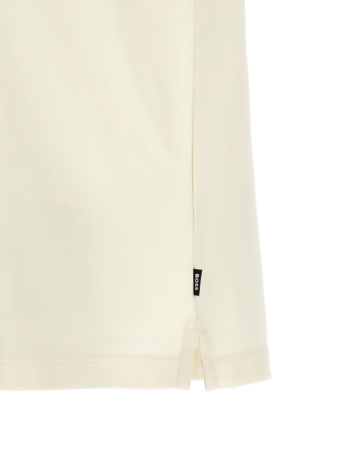 Beige Cotton Polo Shirt