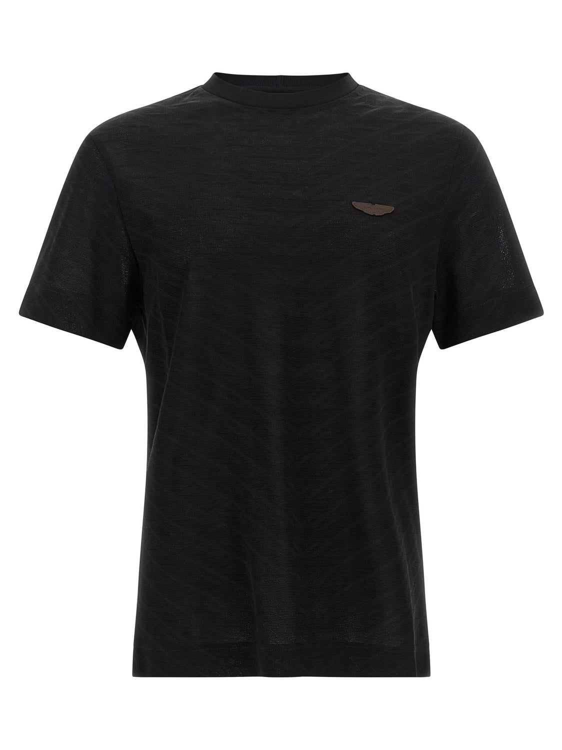 Black Cotton T-Shirt