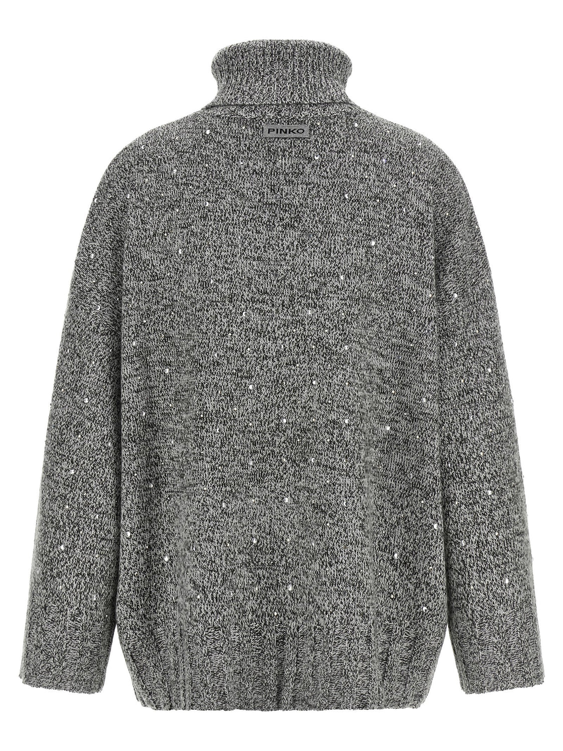 Gray Polyester Cardigan