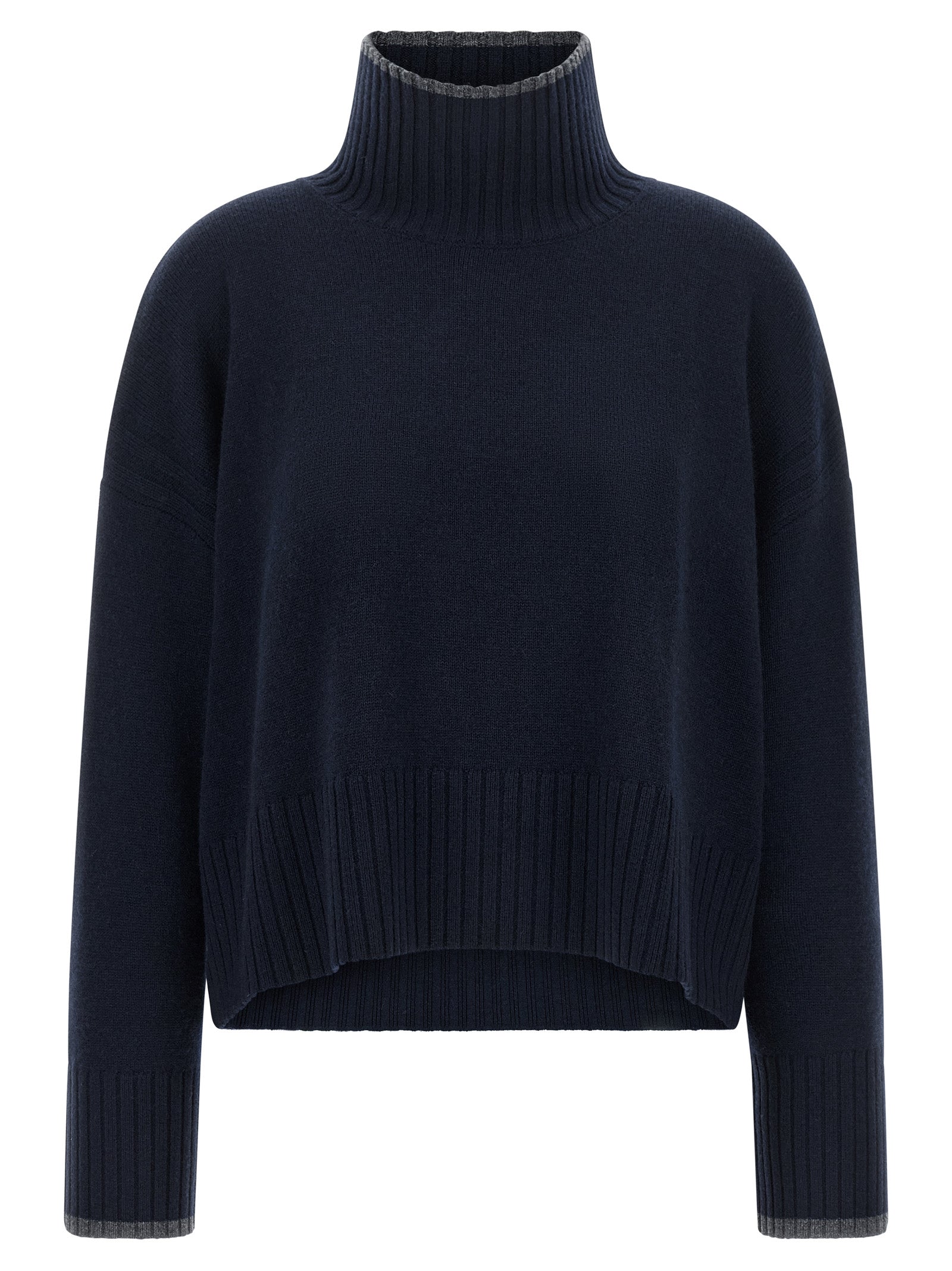 Blue Wool Cardigan