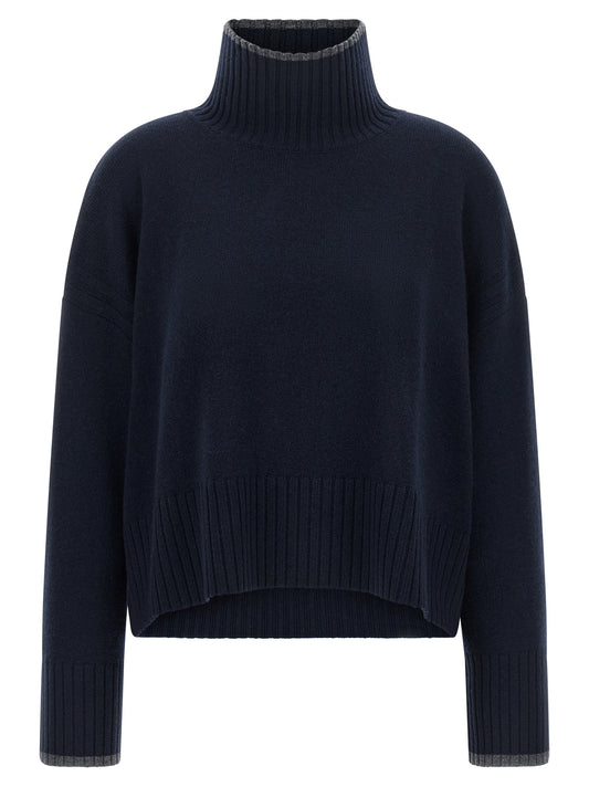 Blue Wool Cardigan