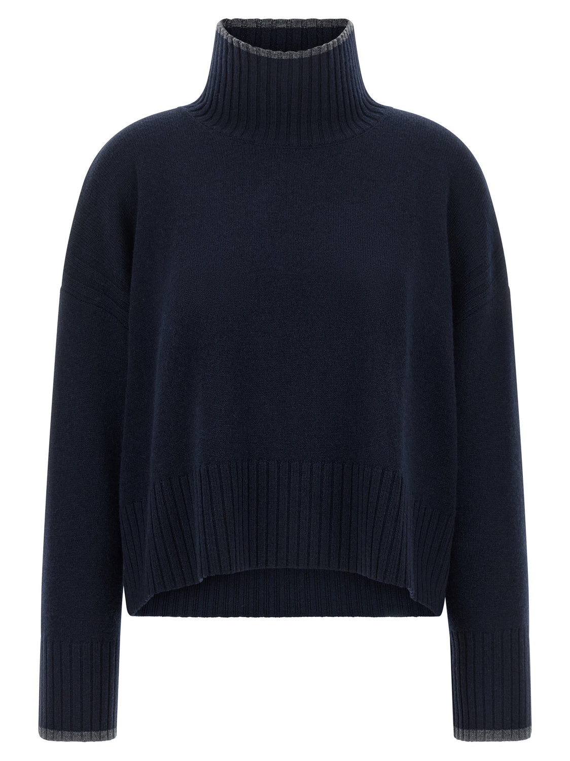 Blue Wool Cardigan